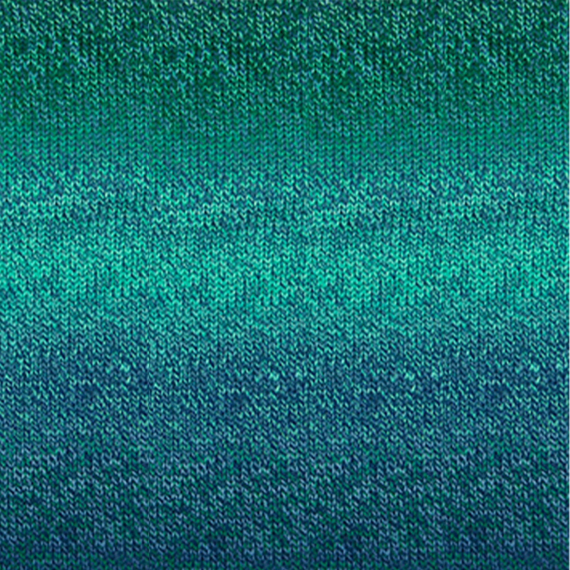 Cascade Yarns 220 Superwash Wave DK Weight Yarn - 105 Blue Green with Stunning Color Shift