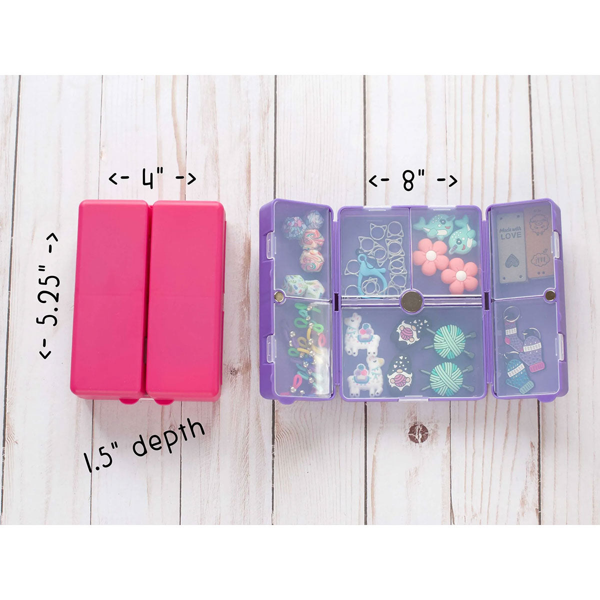 Fox & Pine Stitches Stylish Purple Notion Nooks for Crafting