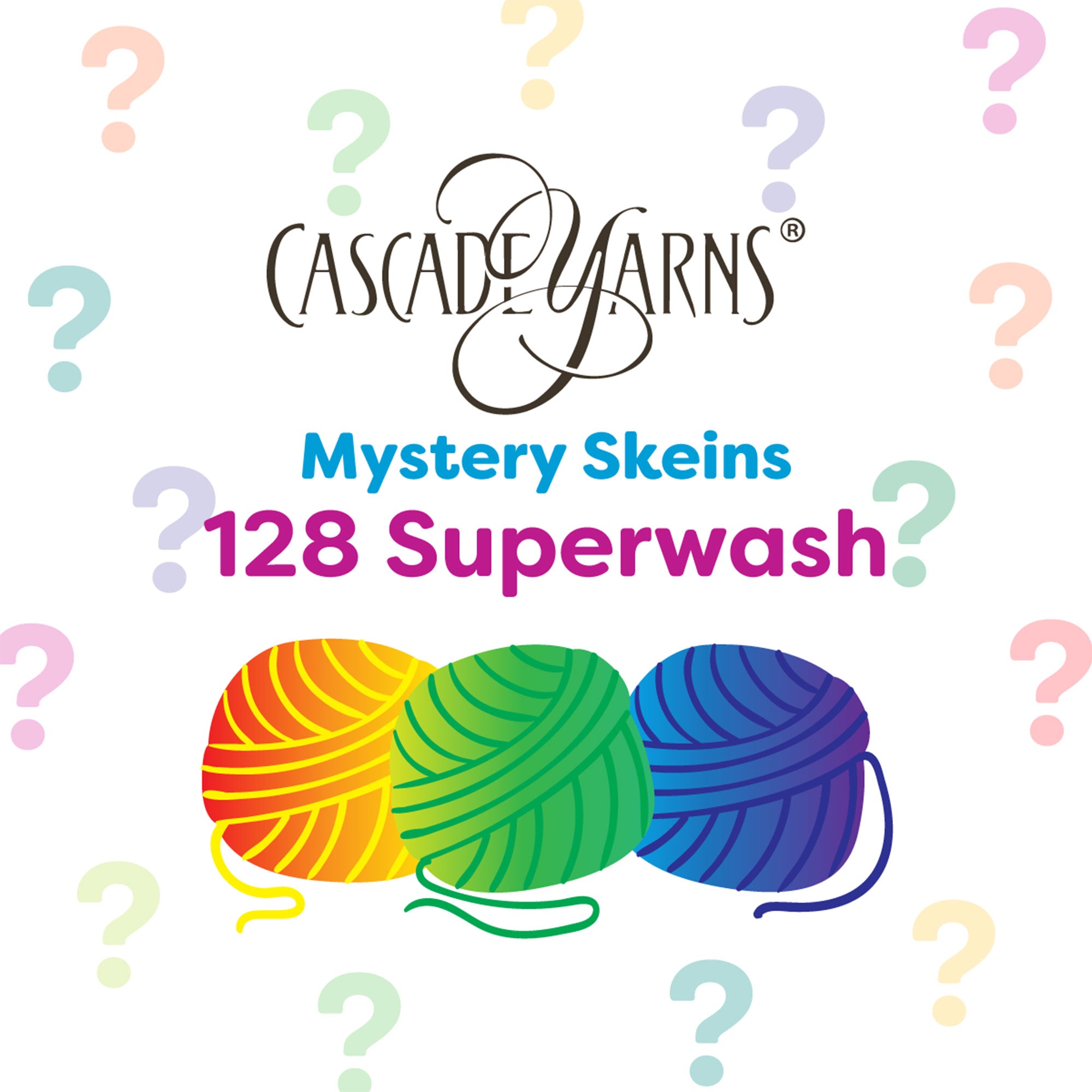 Cascade Yarns 128 Superwash One-of-a-Kind Mystery Skein Yarn - 128 Yards of Machine-Washable Merino Wool