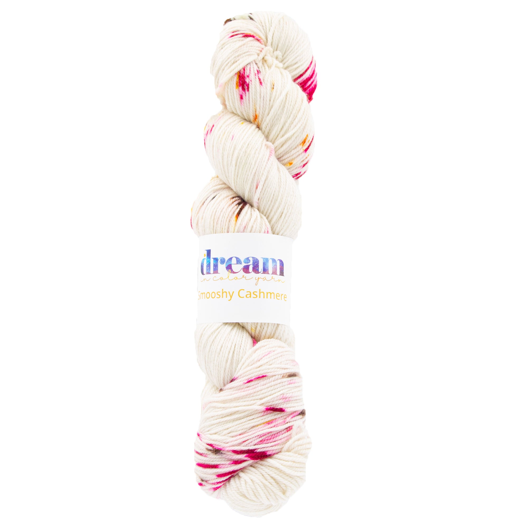 Dream in Color Smooshy Cashmere Luxury Yarn - String & Key, Ideal for Knitting and Crocheting