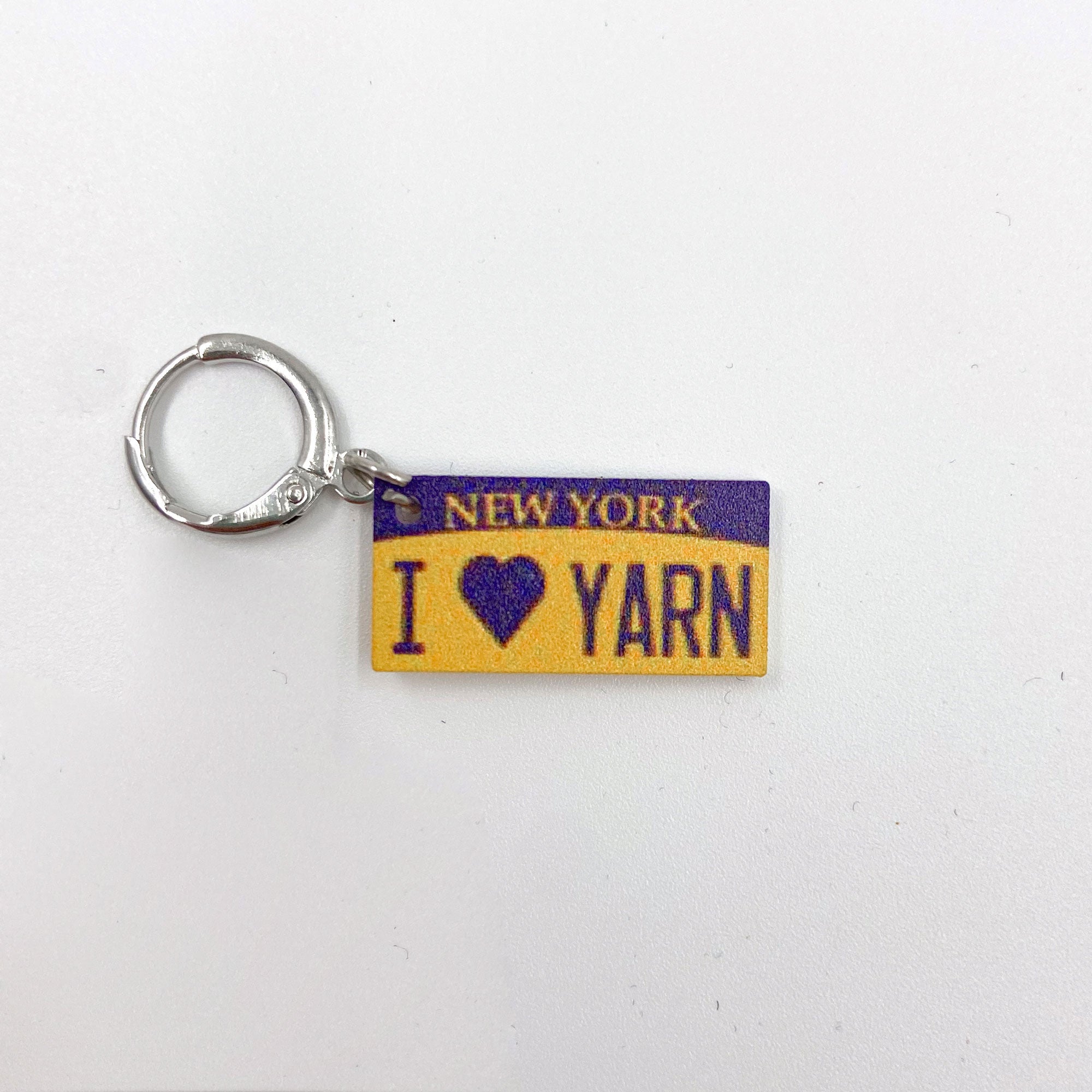Jimmy Beans Wool State Stitch Markers - New York: Exclusive Souvenir for Stitchers