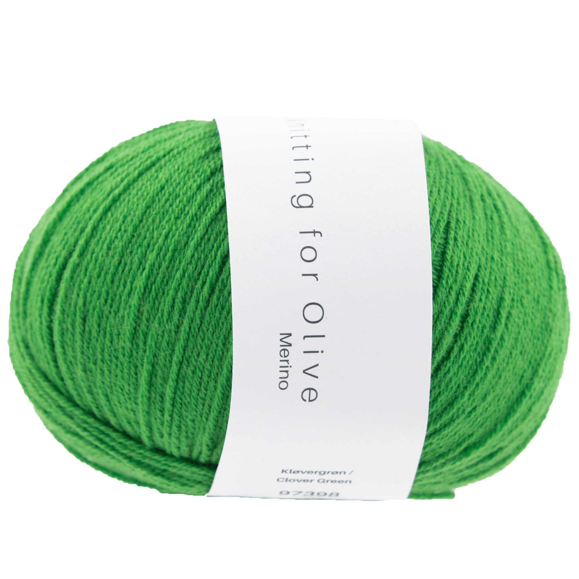 Ethical and Sustainable Knitting for Olive Merino Yarn in Clover Green