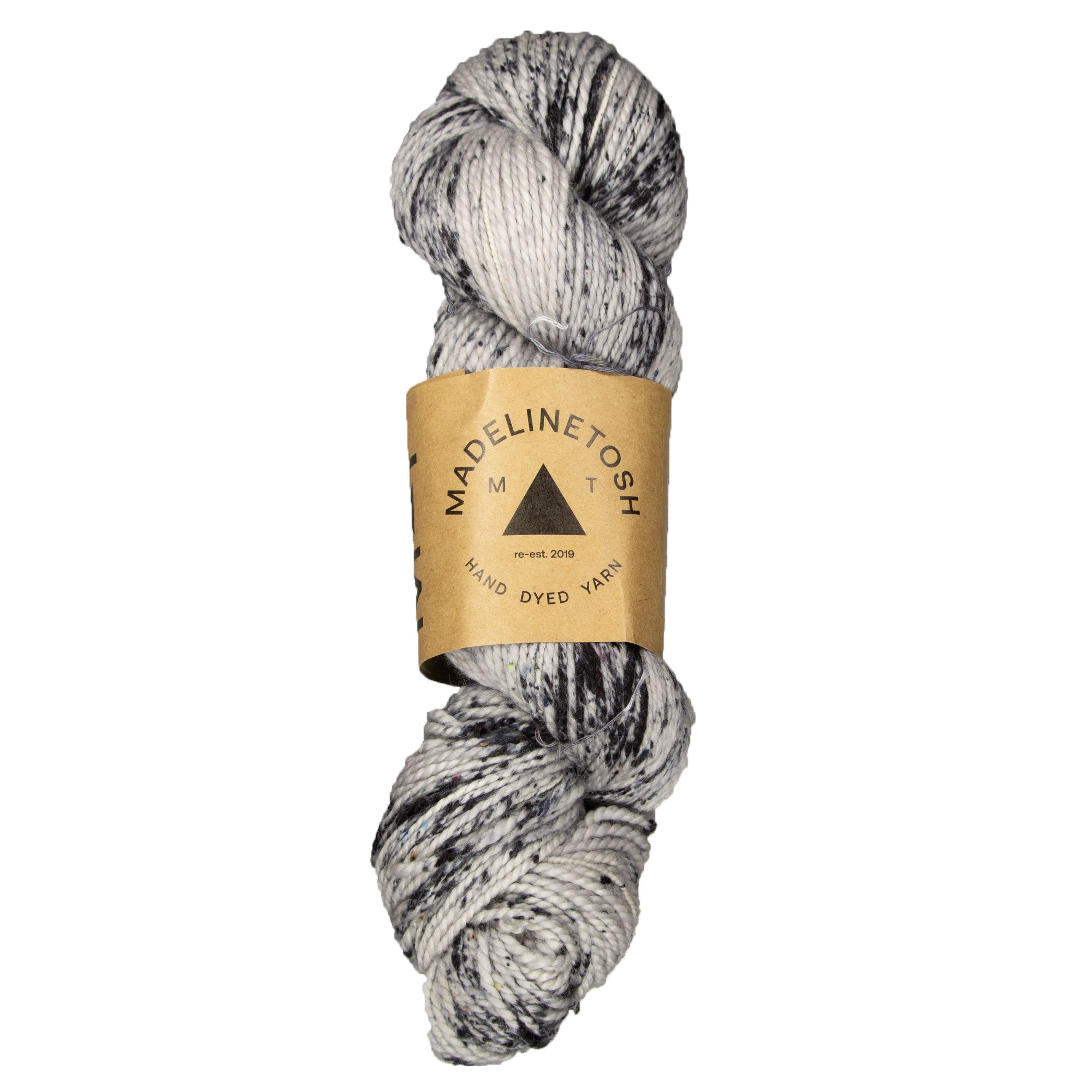 Amazing Madelinetosh Farm Twist Hand - Dyed Yarn in Astrid Grey/Optic for Your Projects