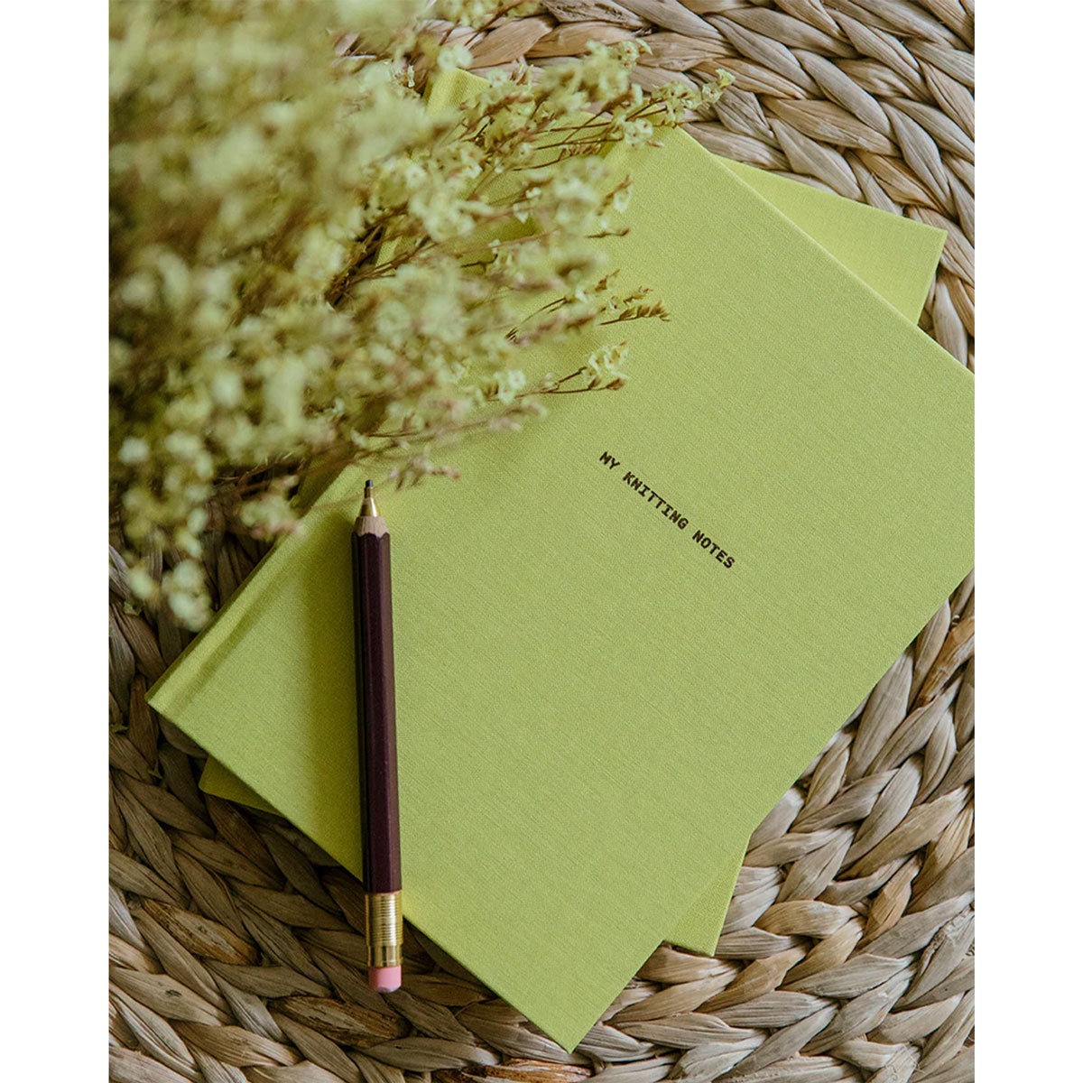 Laine Magazine My Knitting Notes - Stunning Yellow Mustard Color Notebook