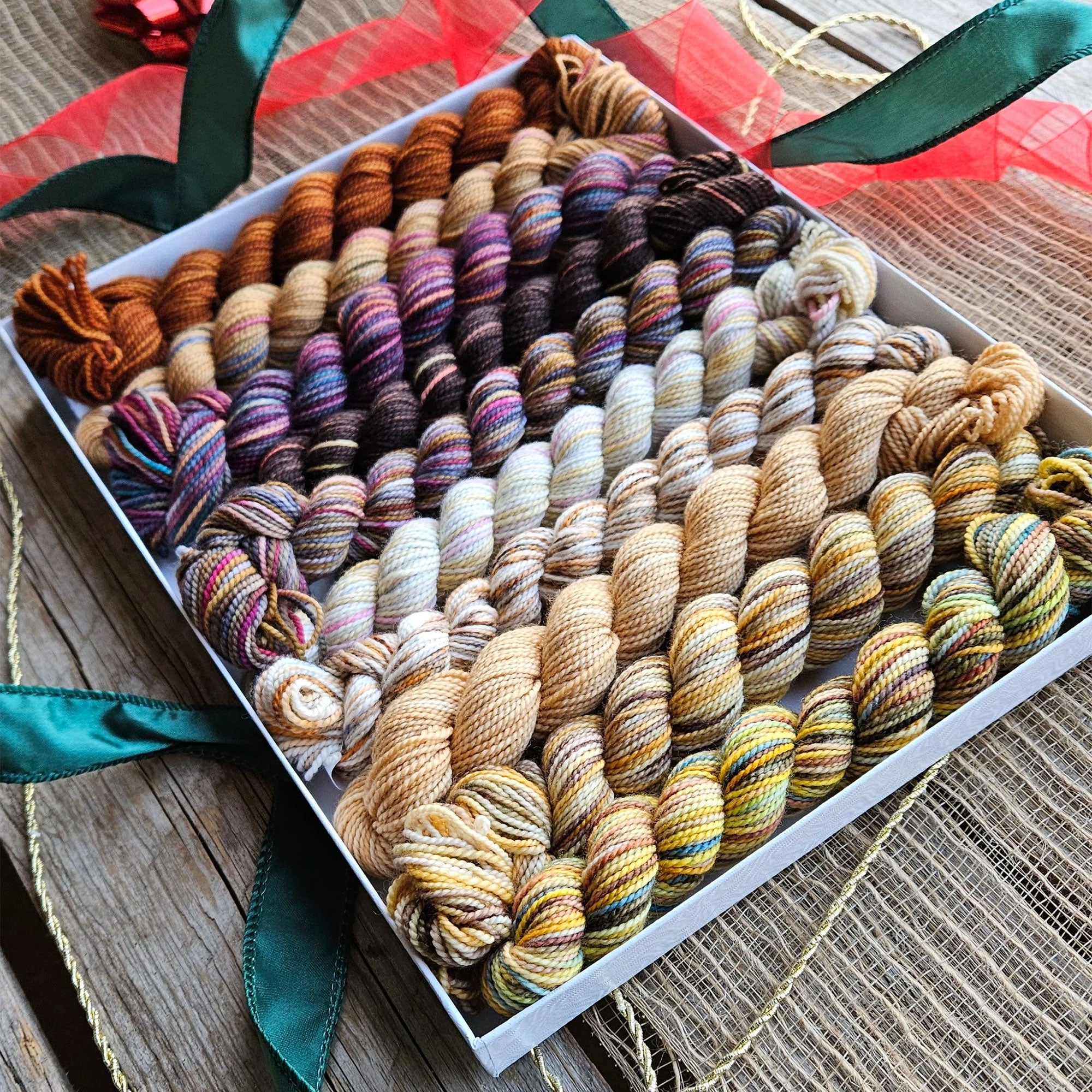 Koigu Hand - Painted Pencil Box Yarn - Chestnuts Roasting