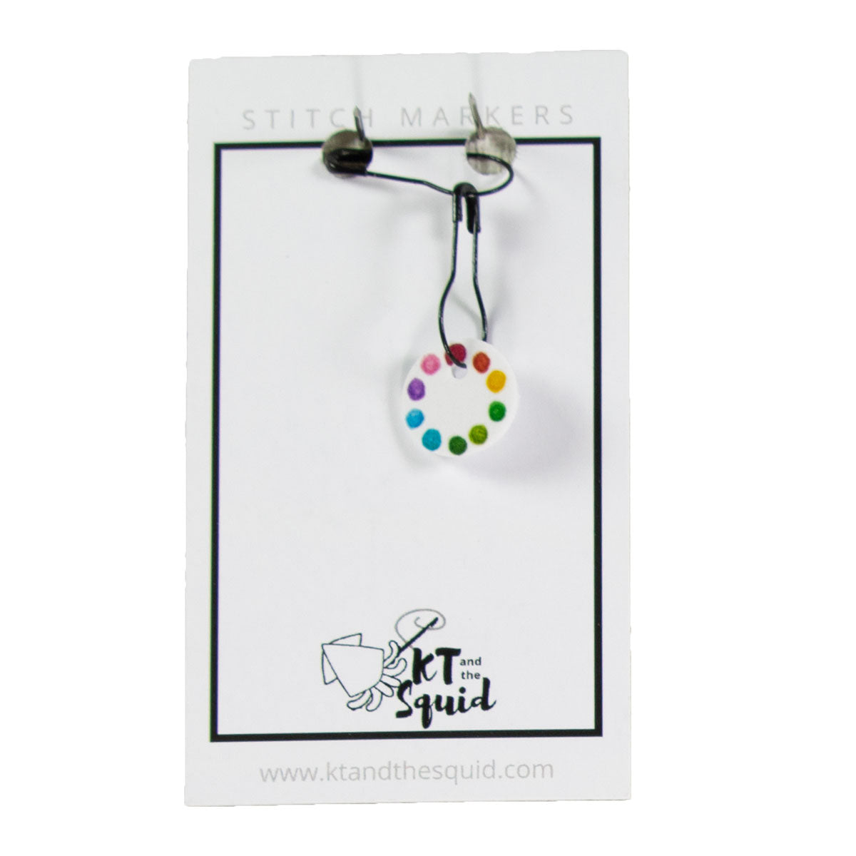 Unique Handmade KT and the Squid Acrylic Stitch Markers by Jimmy Beans Wool
