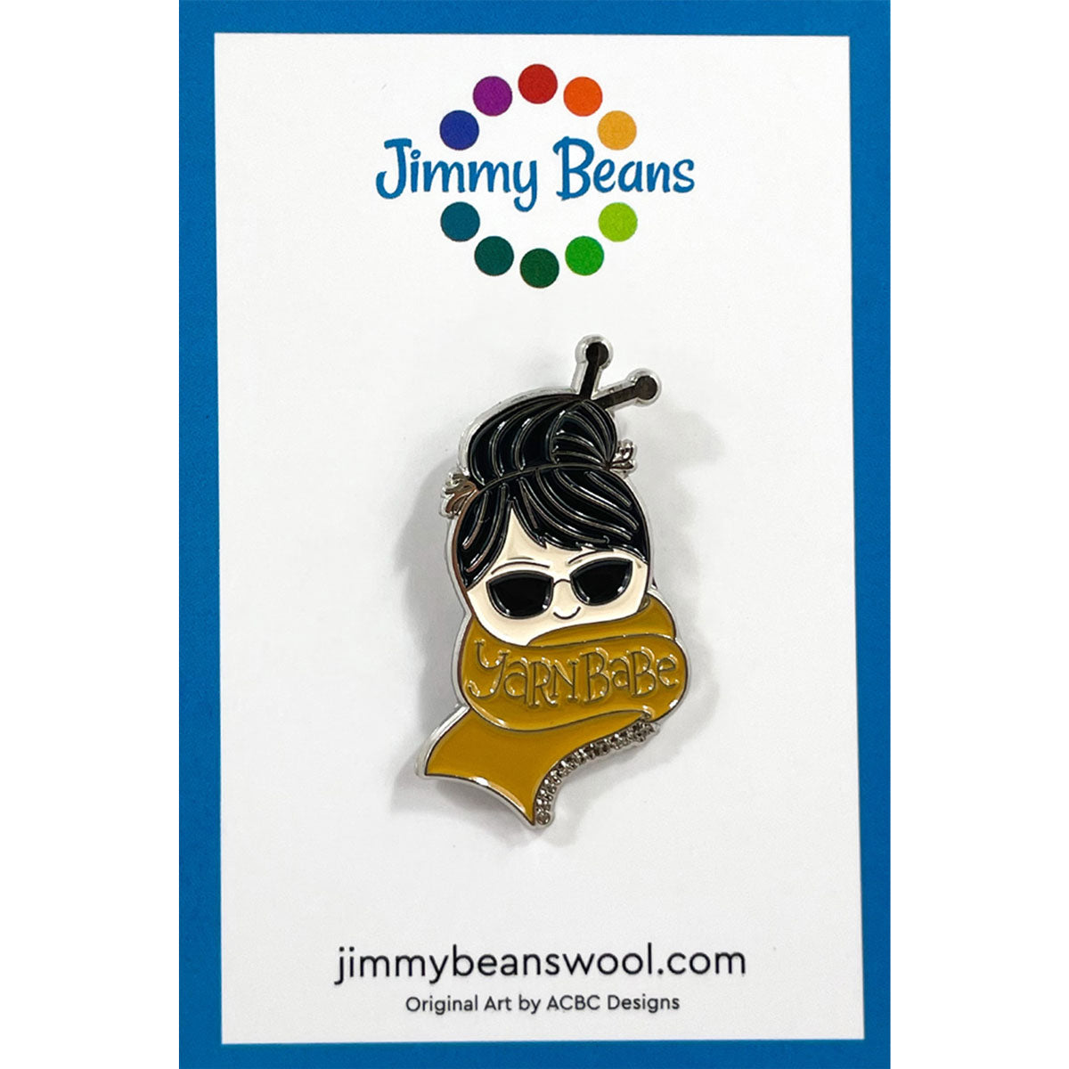 Hot Sale! Jimmy Beans Wool Gold Plated Yellow Yarn Babe Pins for Fashion Enthusiasts