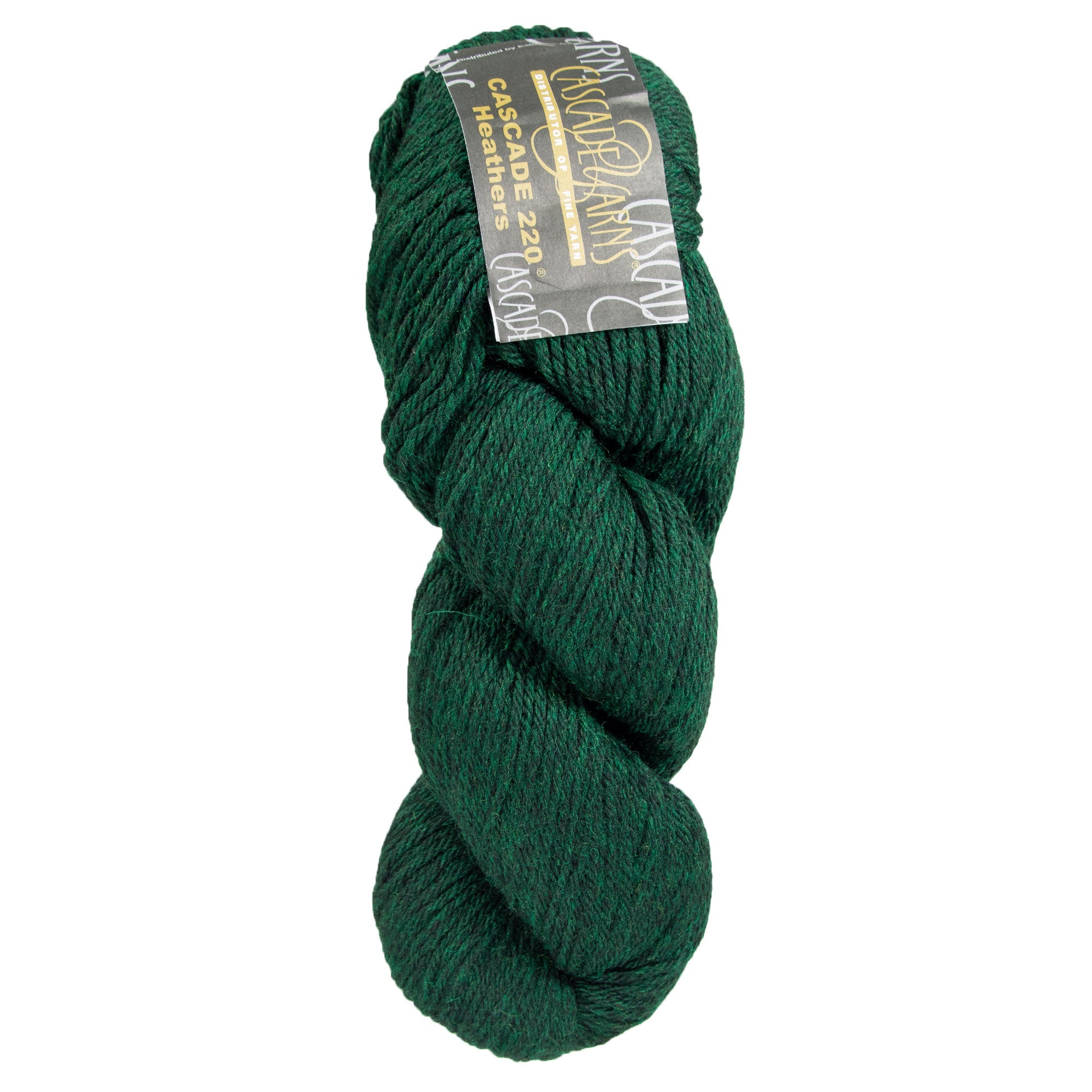 Cascade 220 Yarn - 9447 Forest Heather: 100% Peruvian Highland Wool for Knitting & Crochet