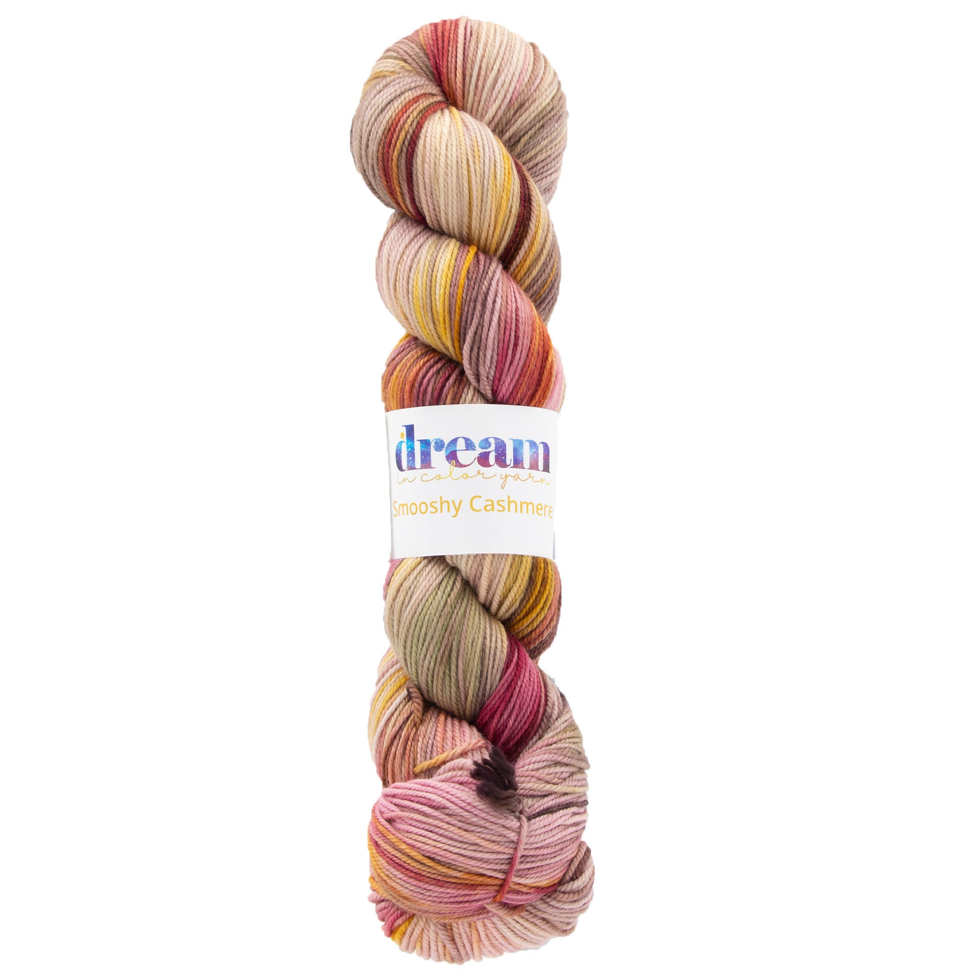 Dream in Color Smooshy Cashmere Yarn - Exquisite Rose and Jack Color