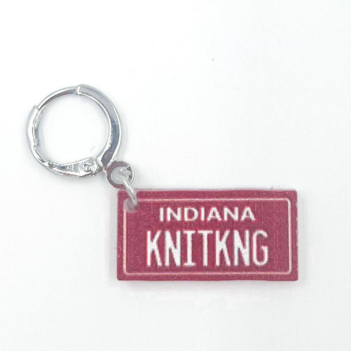 Jimmy Beans Wool Exclusive State Stitch Markers - Indiana for Stitching Enthusiasts