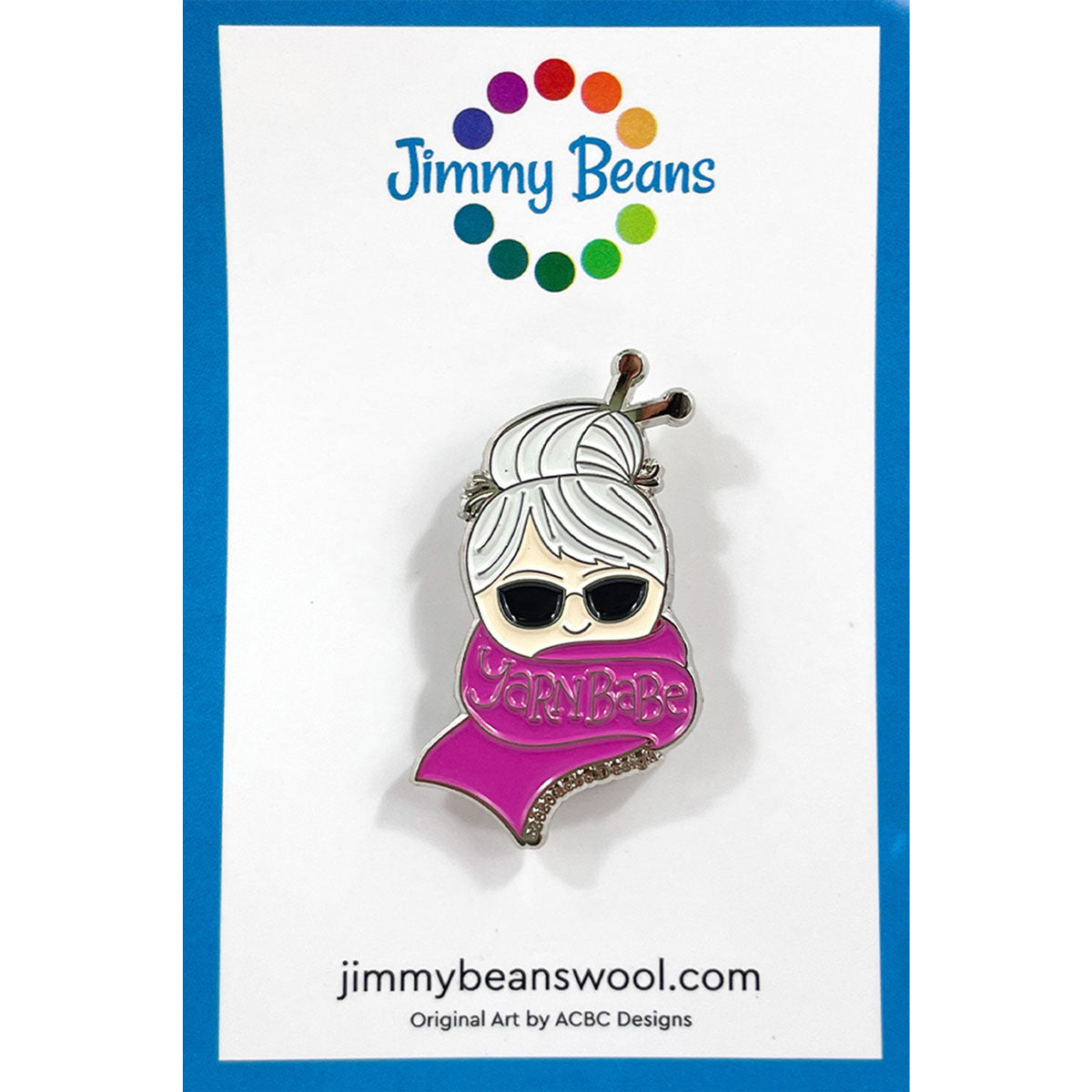 Hot! Jimmy Beans Wool Pink Yarn Babe Pins