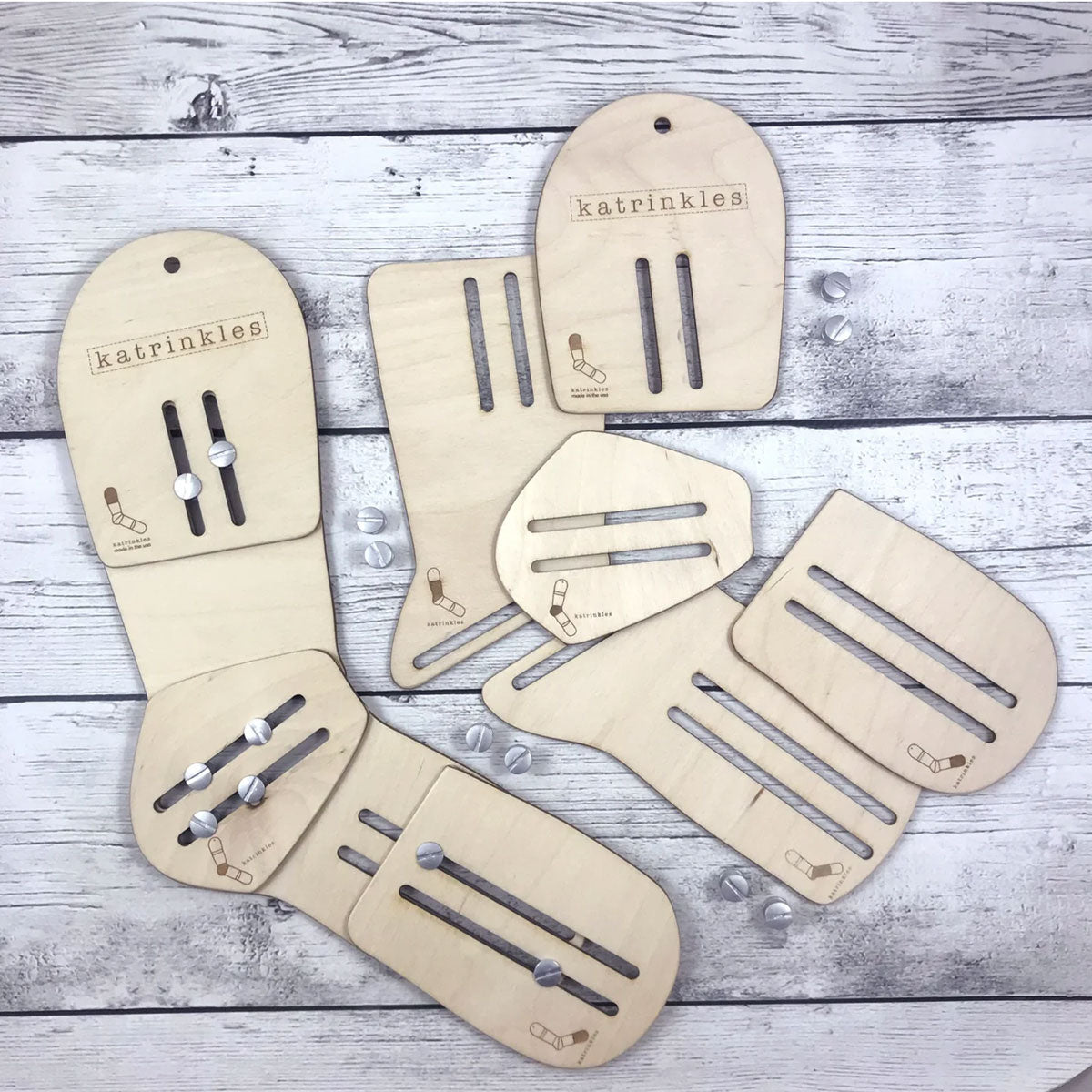 Katrinkles Premium Adjustable Sock Blockers - Ideal Tools for Sock Makers