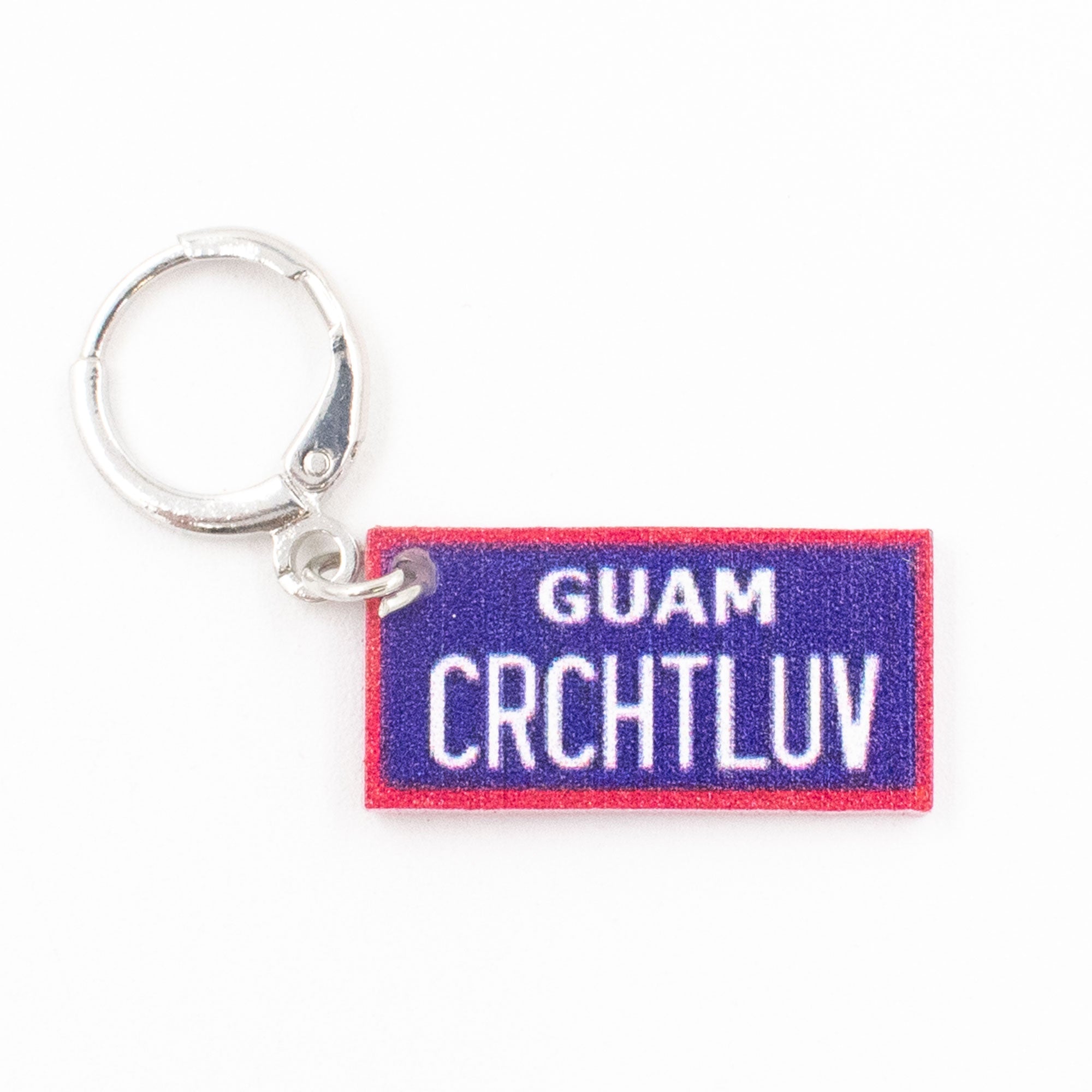 Jimmy Beans Wool State Stitch Markers - Unique Guam Edition