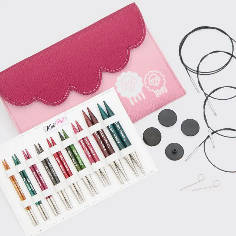 KnitPro Dreamz Special Deluxe Interchangeable Needle Set - Ideal for Shorter Circular Knitting