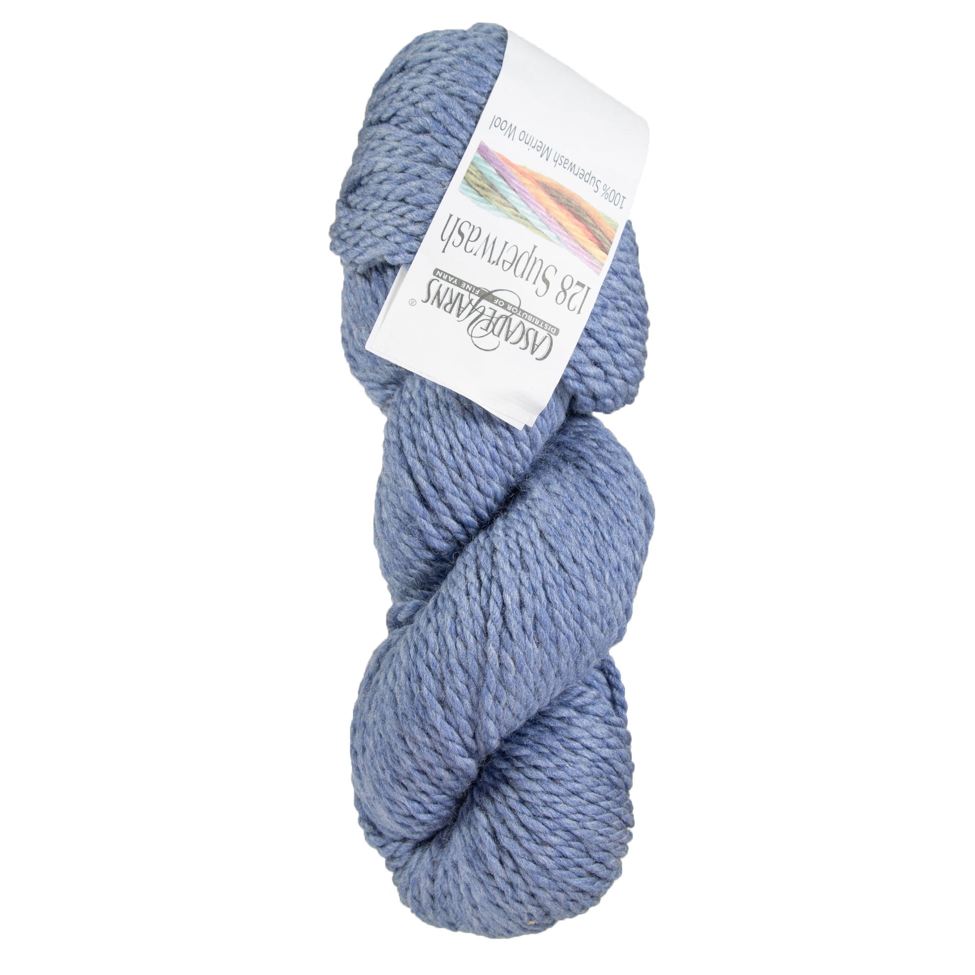 Cascade Yarns 128 Superwash Bulky Merino Wool Yarn - 1944 West Point Blue Heather