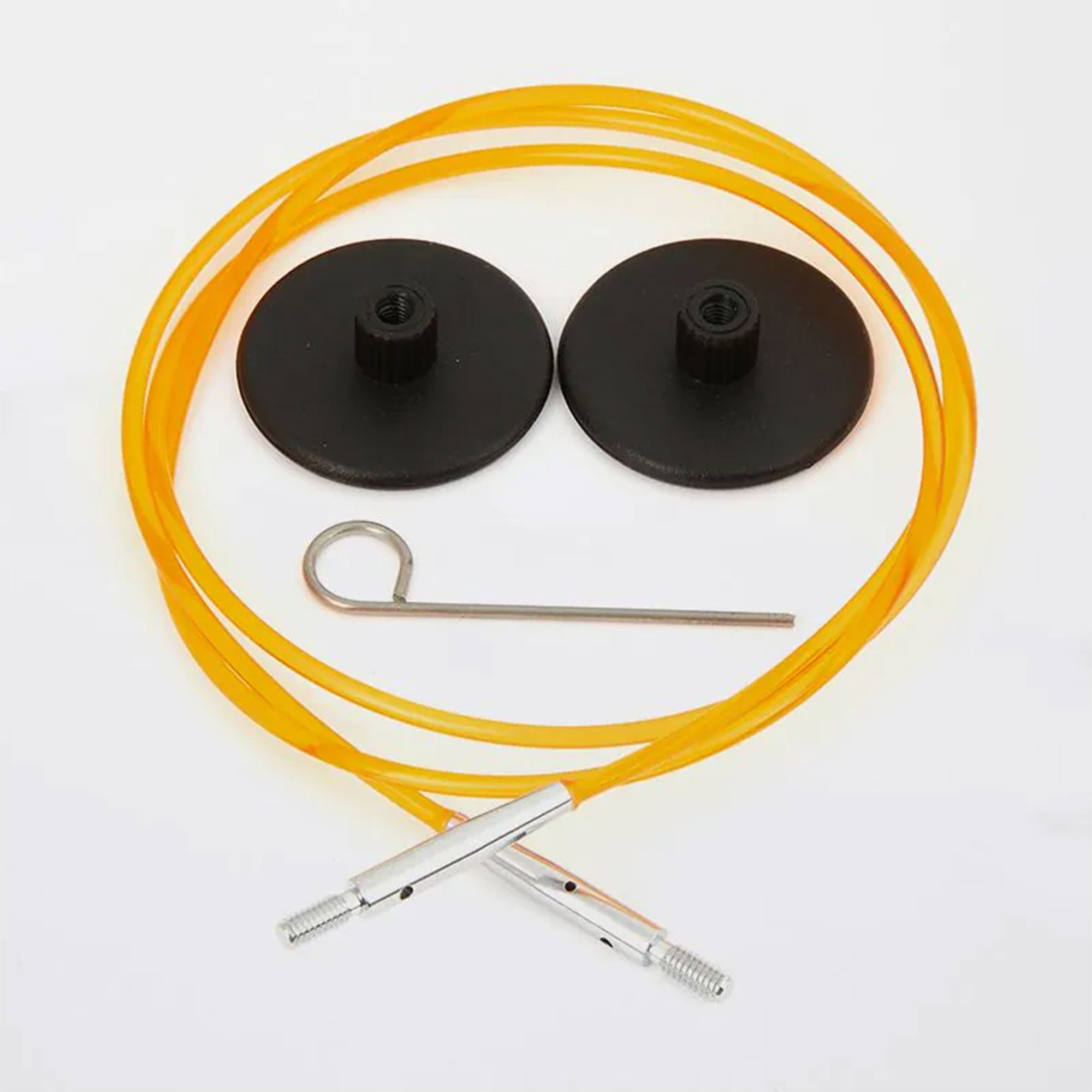 KnitPro Knitter's Pride 22'' Orange Cords - Ideal for Creating 32'' Interchangeable Circular (IC) Needles