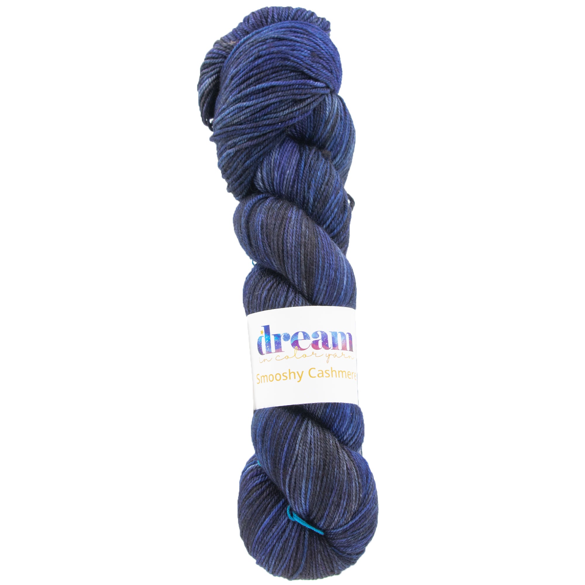 Dream in Color Premium Smooshy Cashmere Yarn - Stunning Indigo