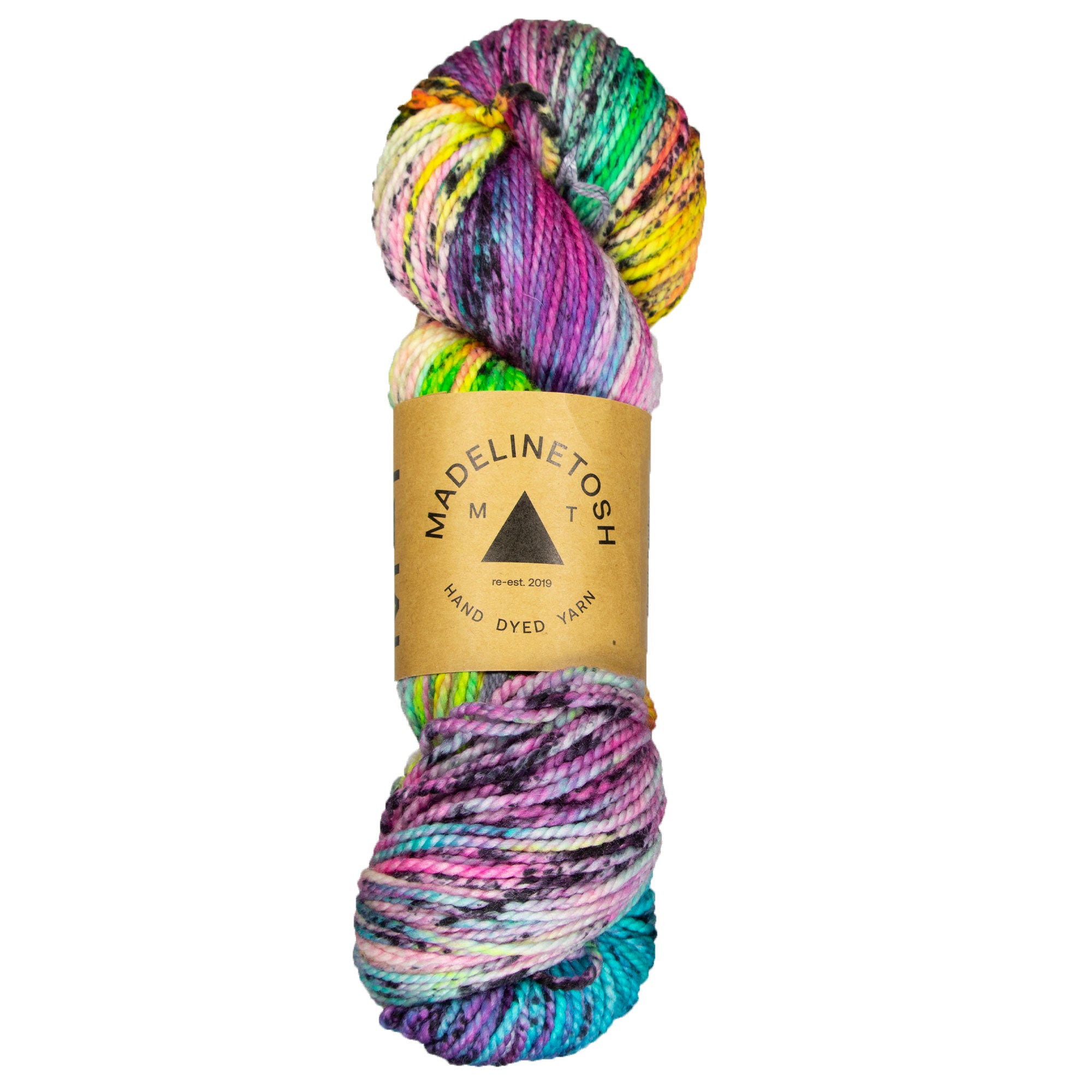 Hot Deal! Madelinetosh Electric Rainbow Farm Twist Hand - Dyed Yarn for Knitting Projects