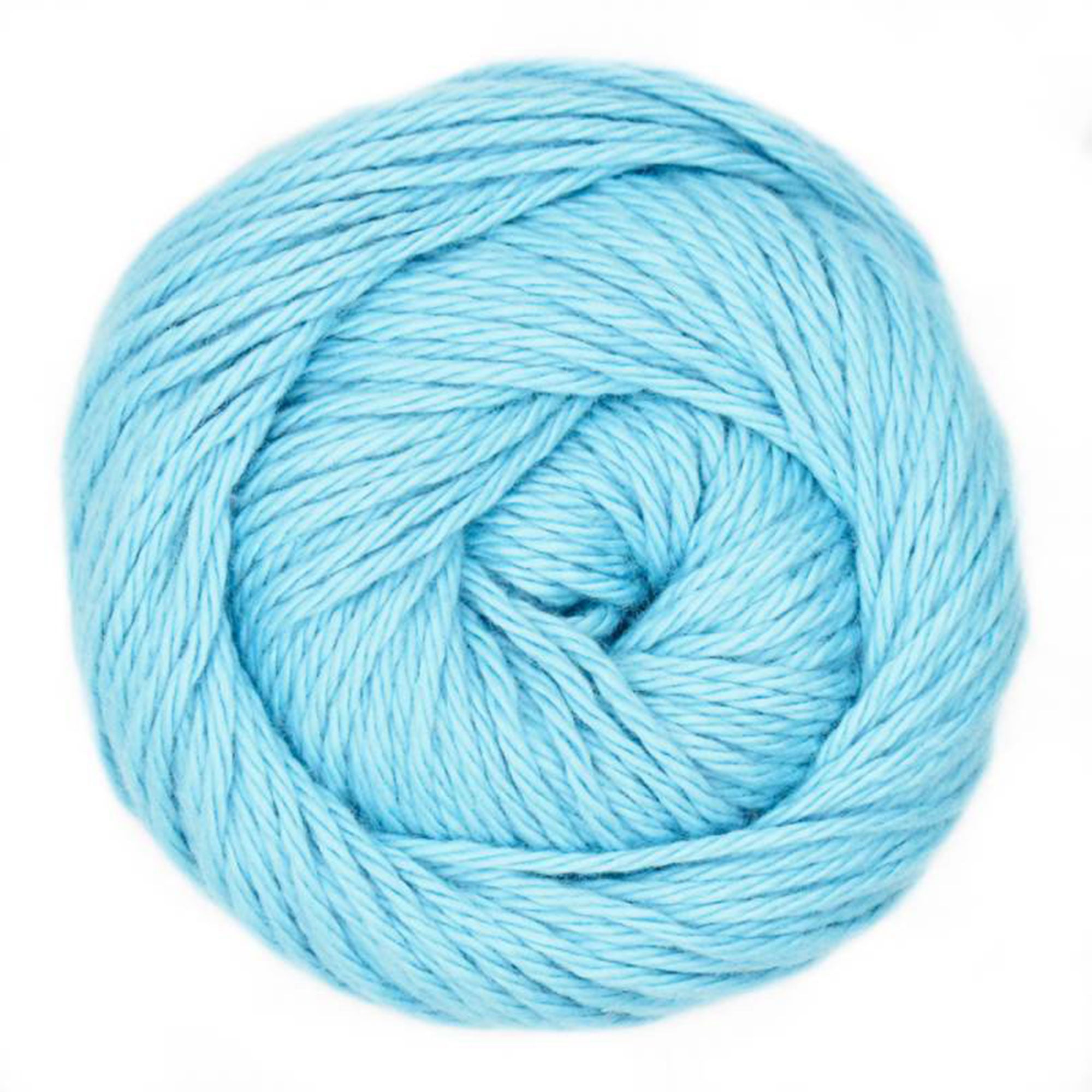 Ella Rae Pretty in Pima Cotton Yarn - 06 Azure: Soft & Breathable for Crafts