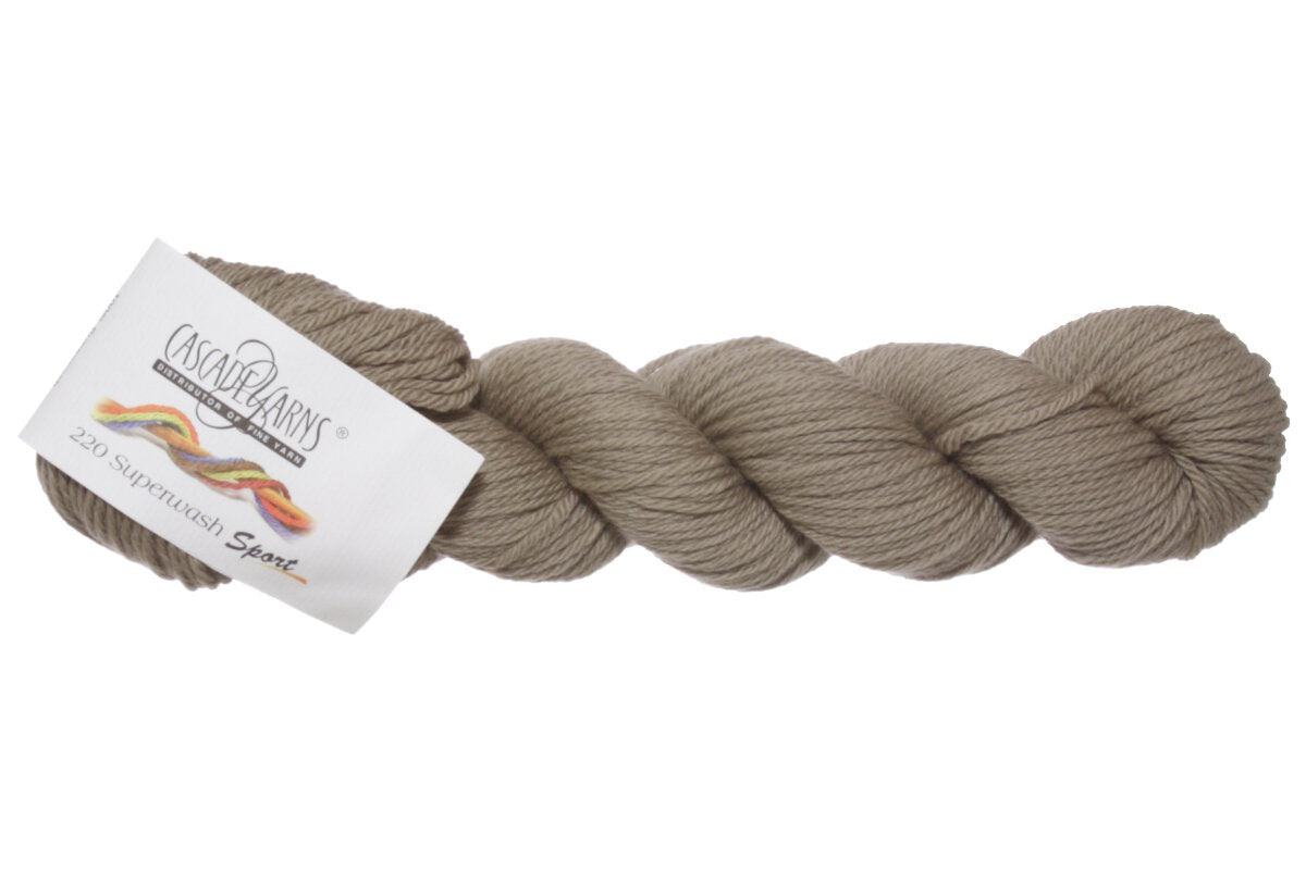 Cascade Yarns 220 Superwash Sport Yarn in Gorgeous 0219 Moon Rock Color