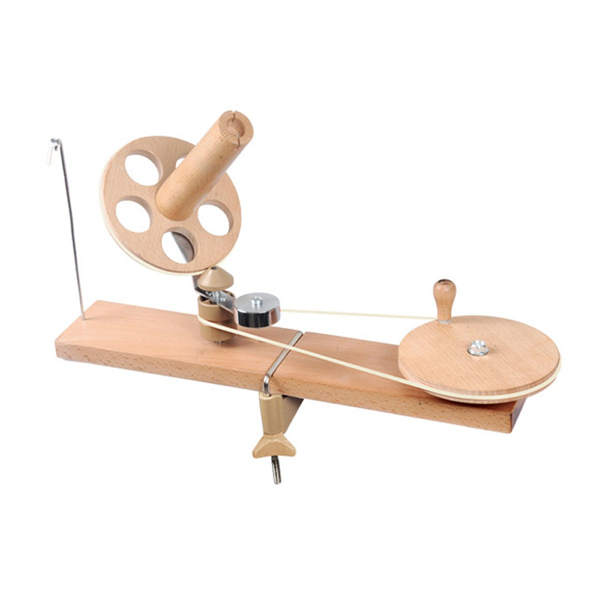 KnitPro Natural Mega Wool Winder - Premium Handcrafted Yarn Winding Tool
