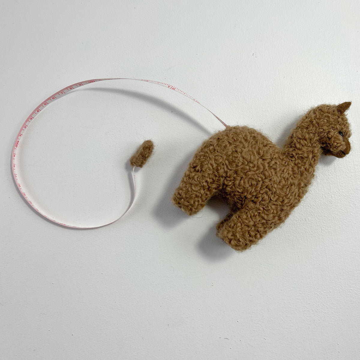 Jimmy Beans Wool Adorable Long Tail Alpaca Tape Measure - Leonard the Long Tail