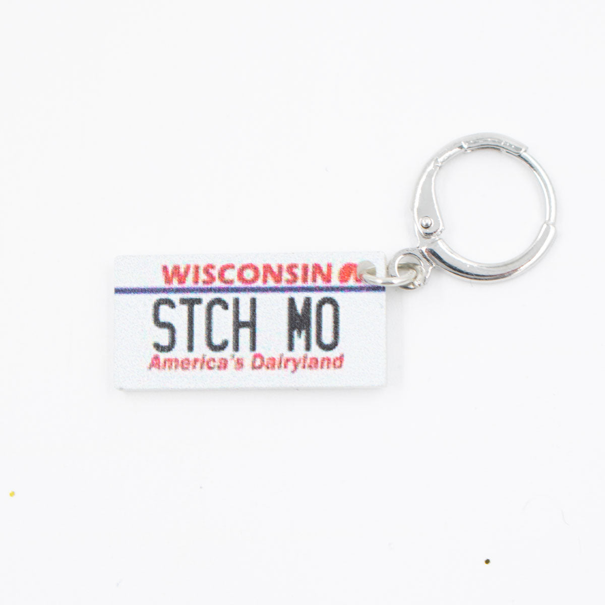 Jimmy Beans Wool State Stitch Markers - Wisconsin Customized for Crafting