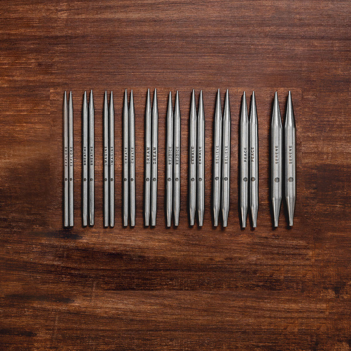 Hot! KnitPro Mindful Collection 4'' US 6 Interchangeable Lace Needle Tips