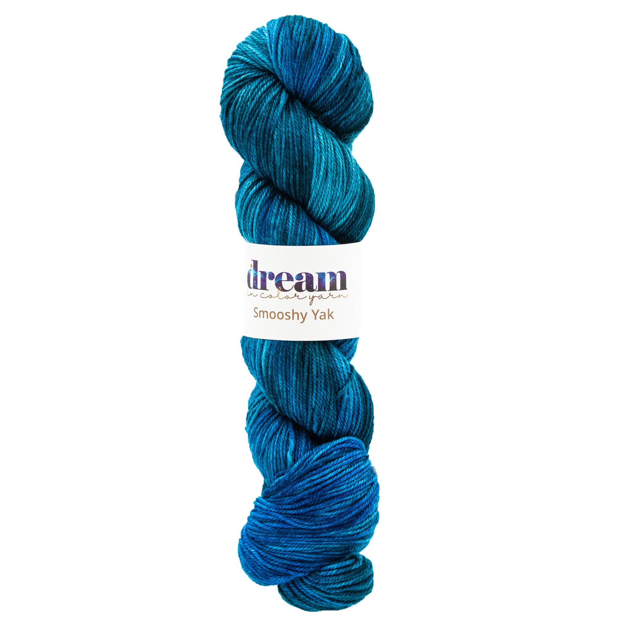 Dream in Color Smooshy Yak Yarn - Bluefish: Ideal for Cozy Knit and Crochet Projects