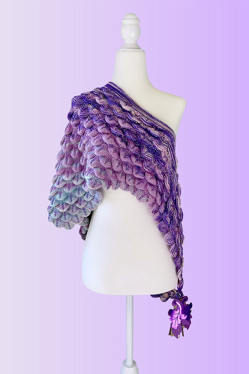 Madelinetosh Dragon Lore 2.0 Shawl Kit - A Must - Have for Knitters