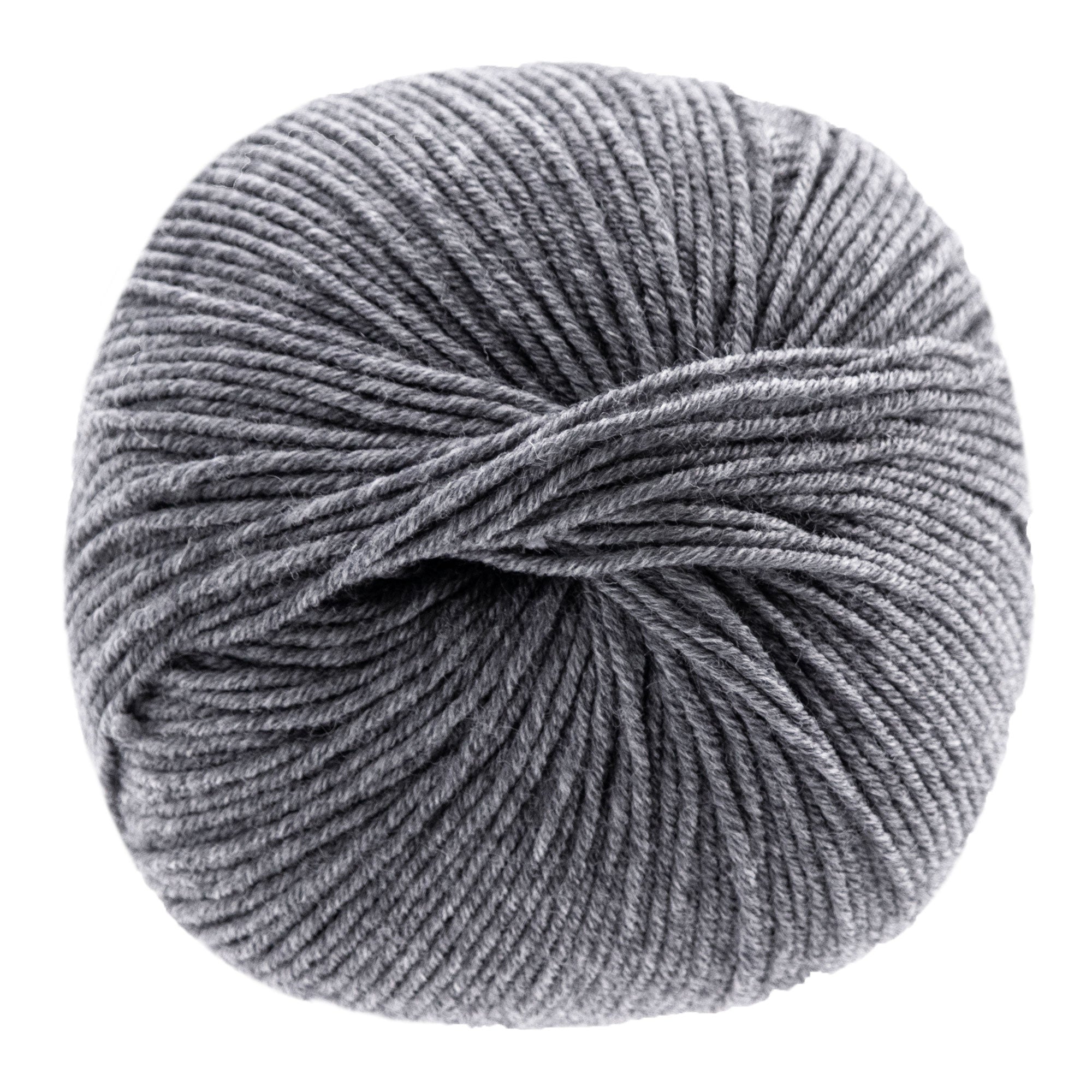 Lana Grossa Luxury Cool Wool Yarn - 0412 Dark Grey Melange for Effortless Crafting