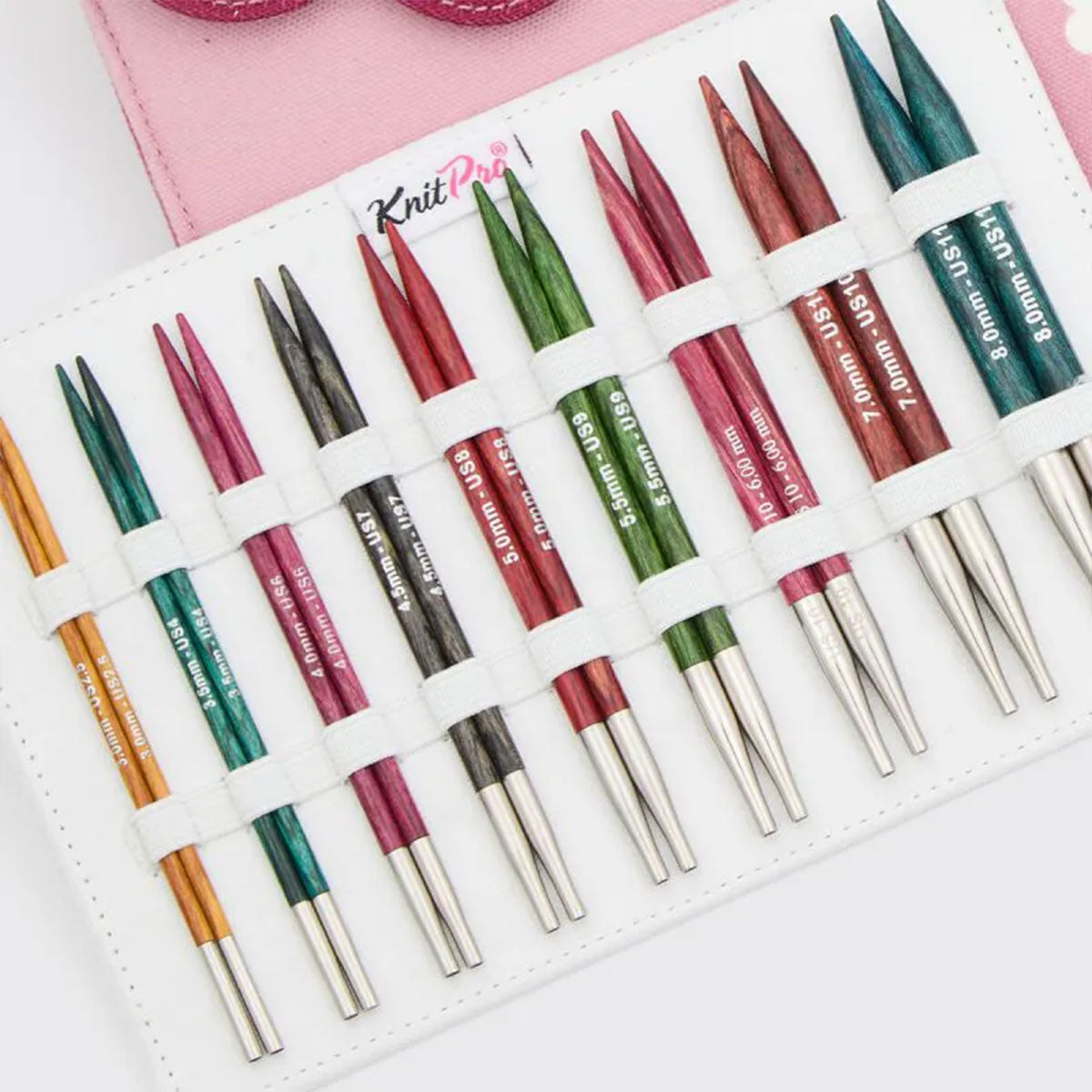 KnitPro Dreamz Deluxe Interchangeable Needle Set with Popular Sizes for All Knitting Projects