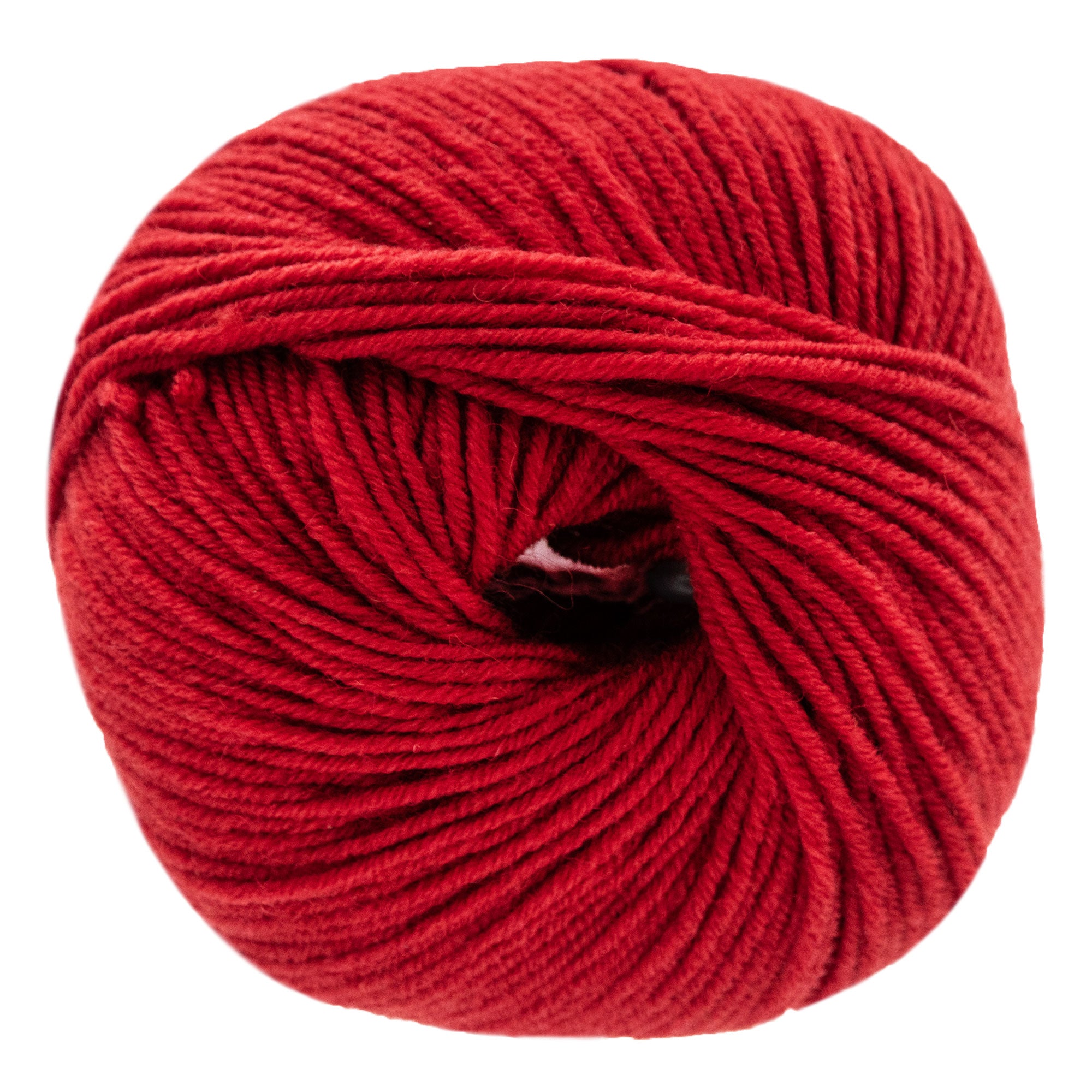 Lana Grossa Cool Wool Big Yarn - 0924 Dark Red, Premium Extra Fine Merino Wool for Crafts