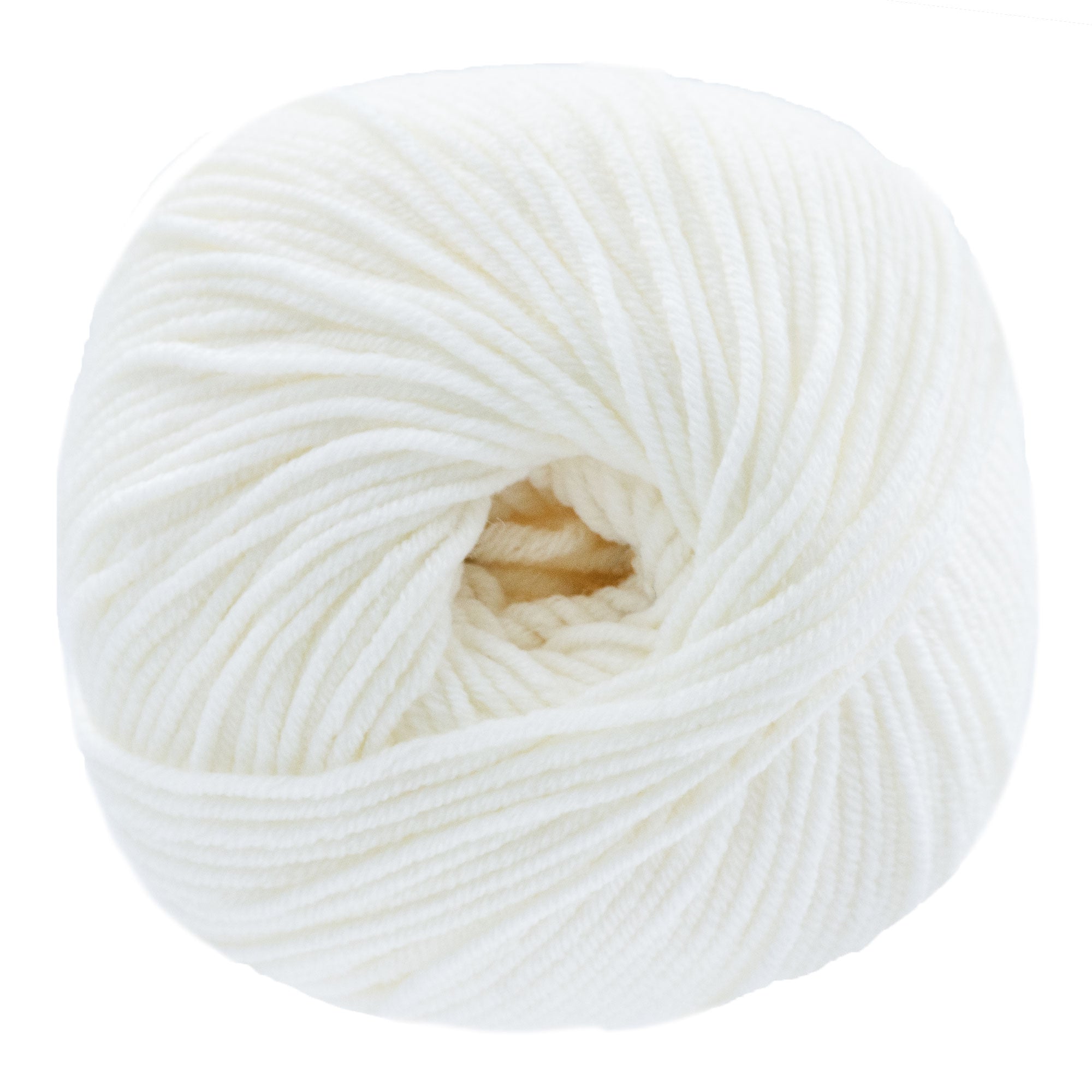 Lana Grossa Cool Wool Big Yarn - 0615 White: Luxury Machine - Washable Merino Wool