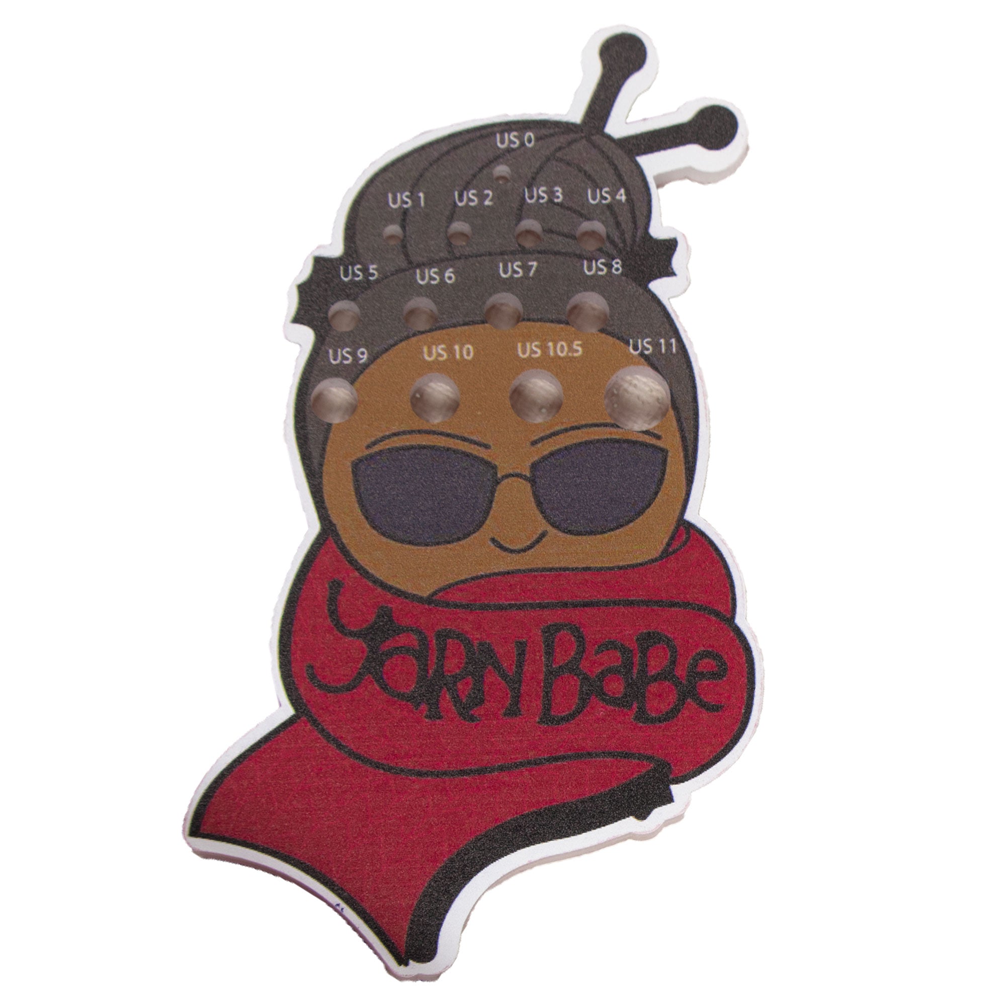 Hot! Jimmy Beans Wool Yarn Babe Red Scarf Needle Gauge