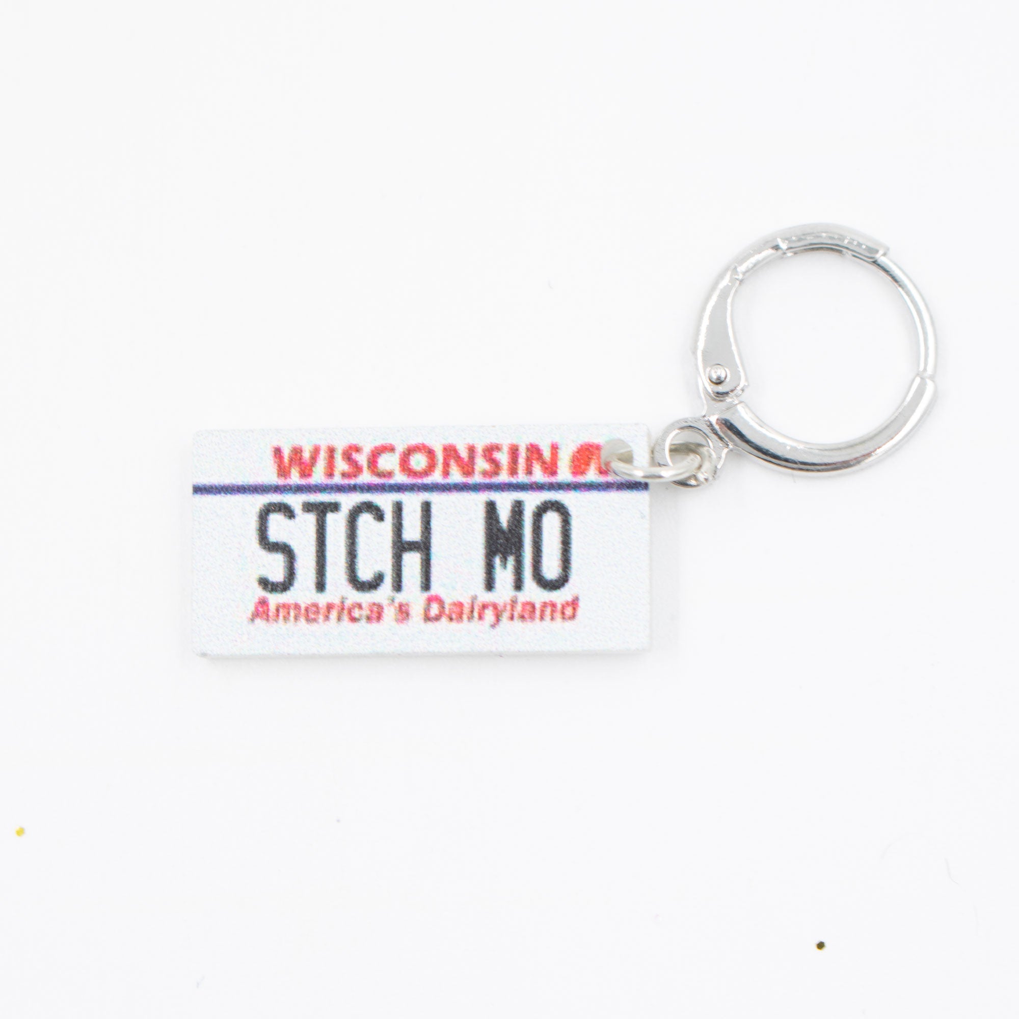 Jimmy Beans Wool State Stitch Markers - Wisconsin Customized for Crafting