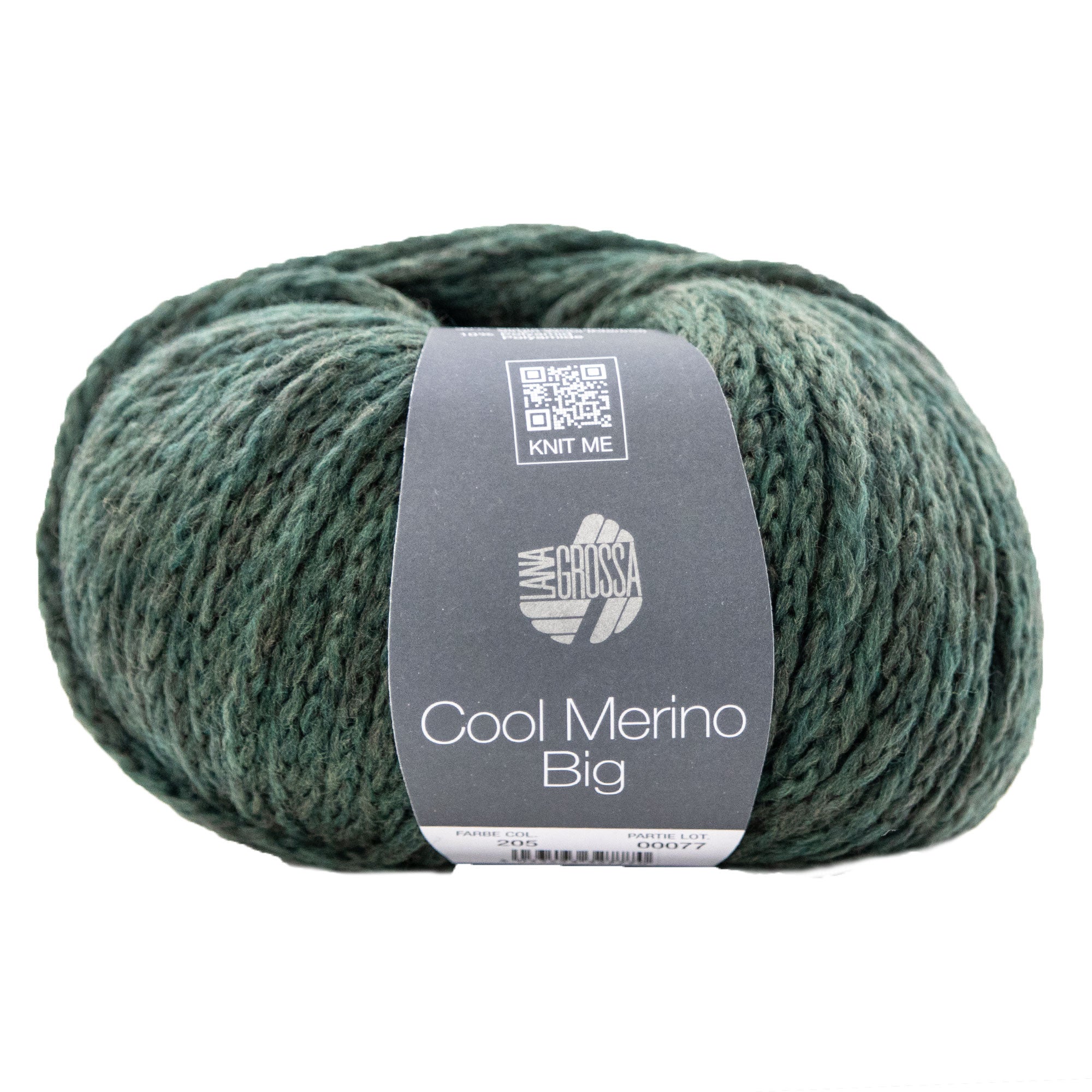 Lana Grossa Premium Cool Merino Big Yarn - 205 Moss Green