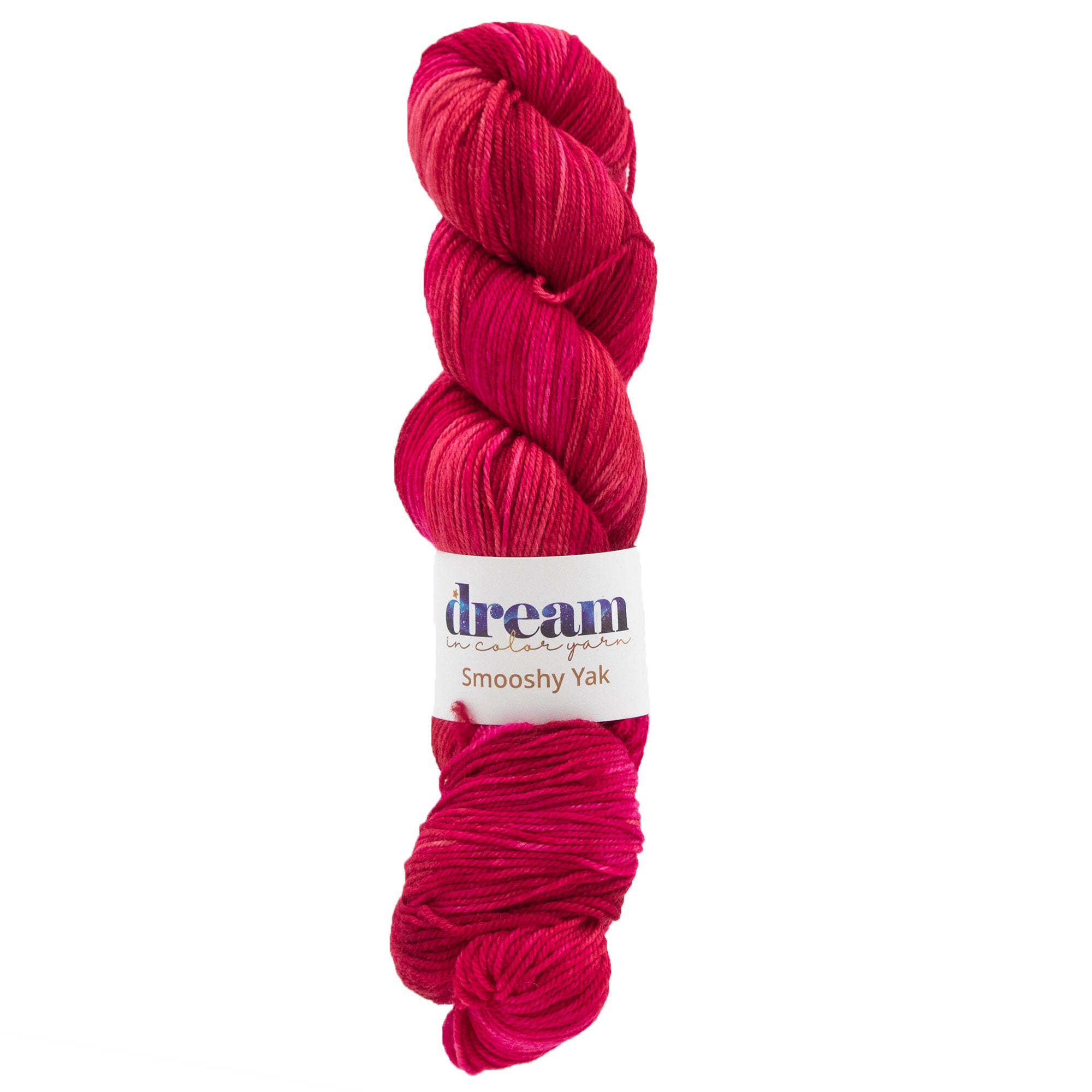 Dream in Color Smooshy Yak Yarn - Stunning Poppy Shade
