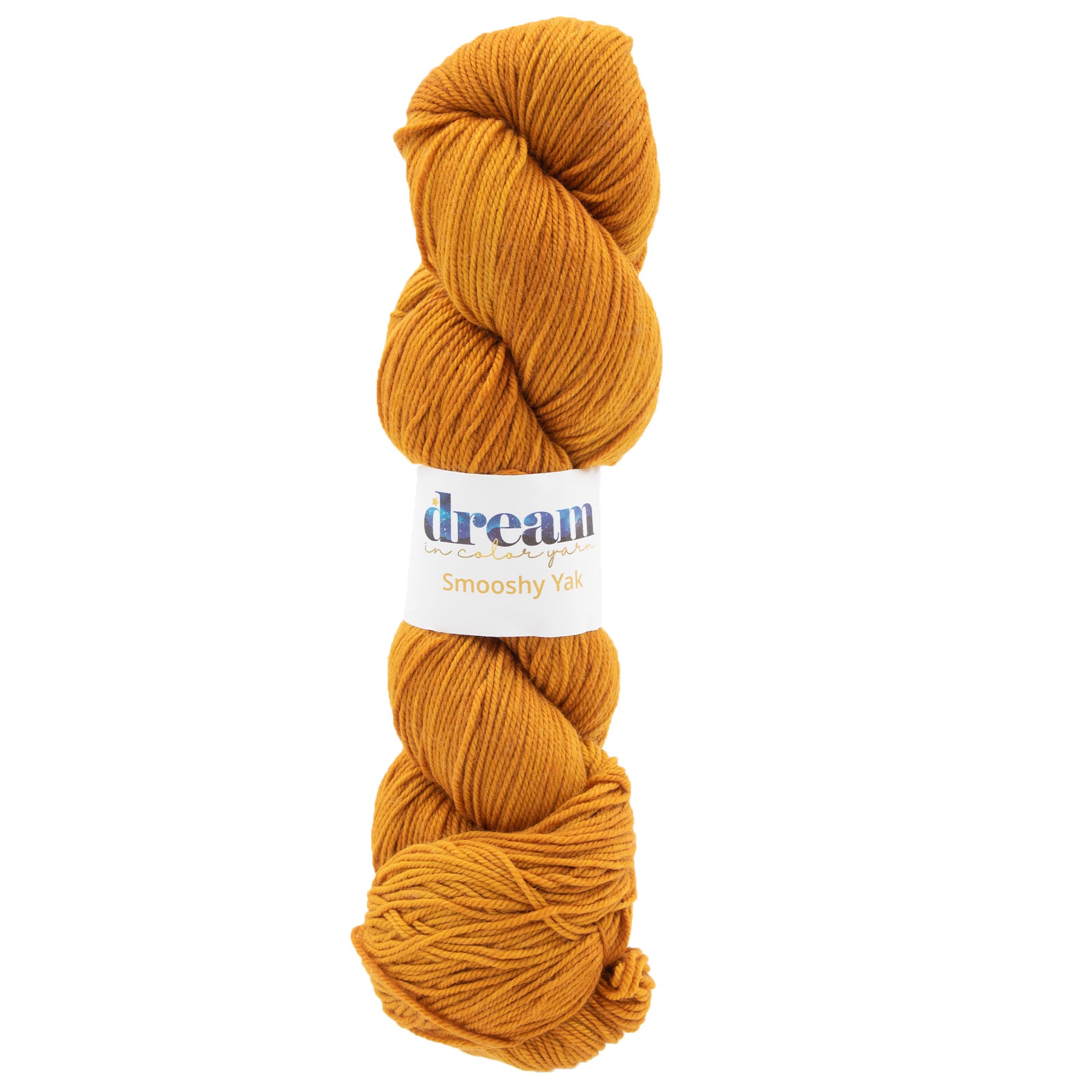 Dream in Color Smooshy Yak Yarn - Gold Experience: Luxury Merino & Yak Blend