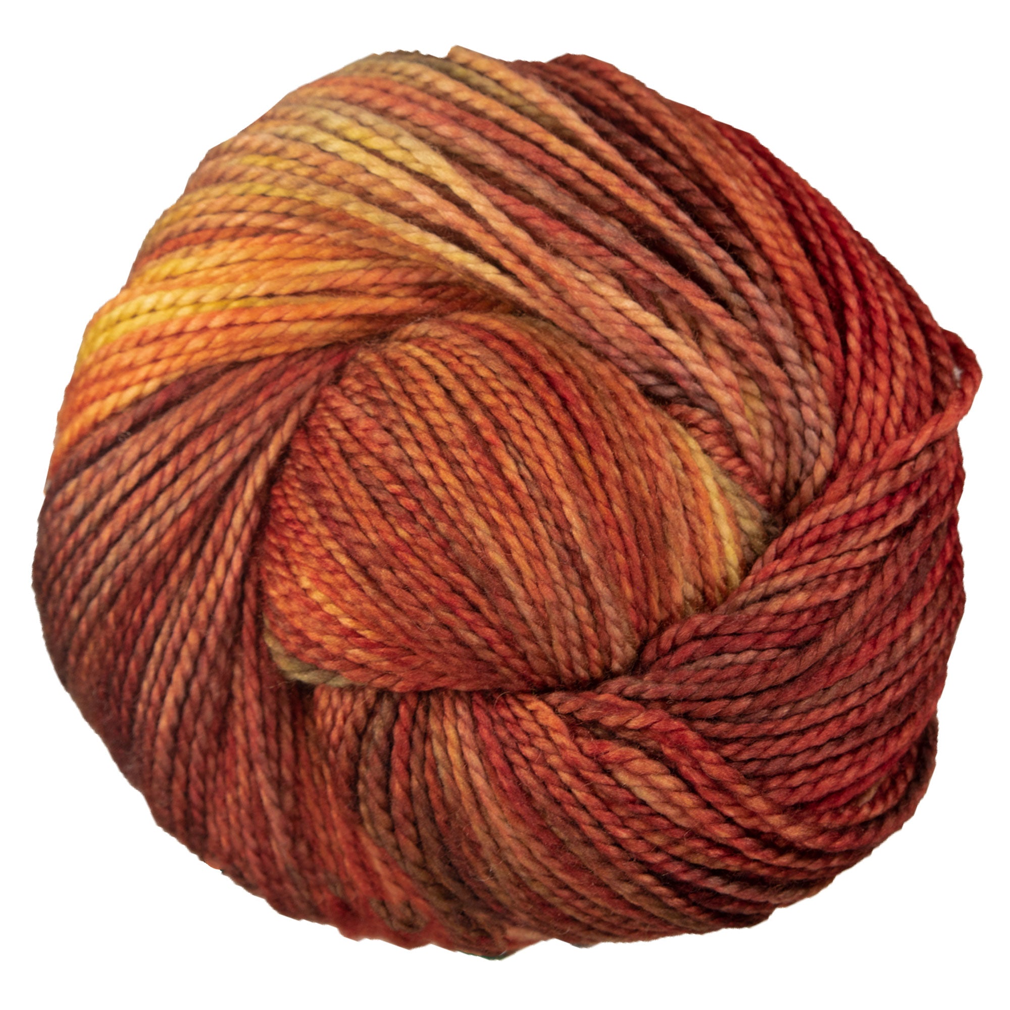 Madelinetosh Hand - Dyed Farm Twist Wool Yarn in Auburn Afternoon Shade