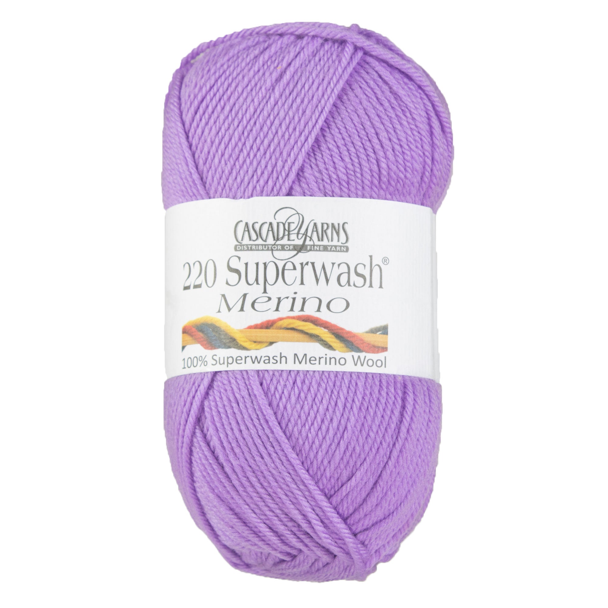 Cascade Yarns 220 Superwash Merino Yarn - Premium Quality 018 Violet Tulip