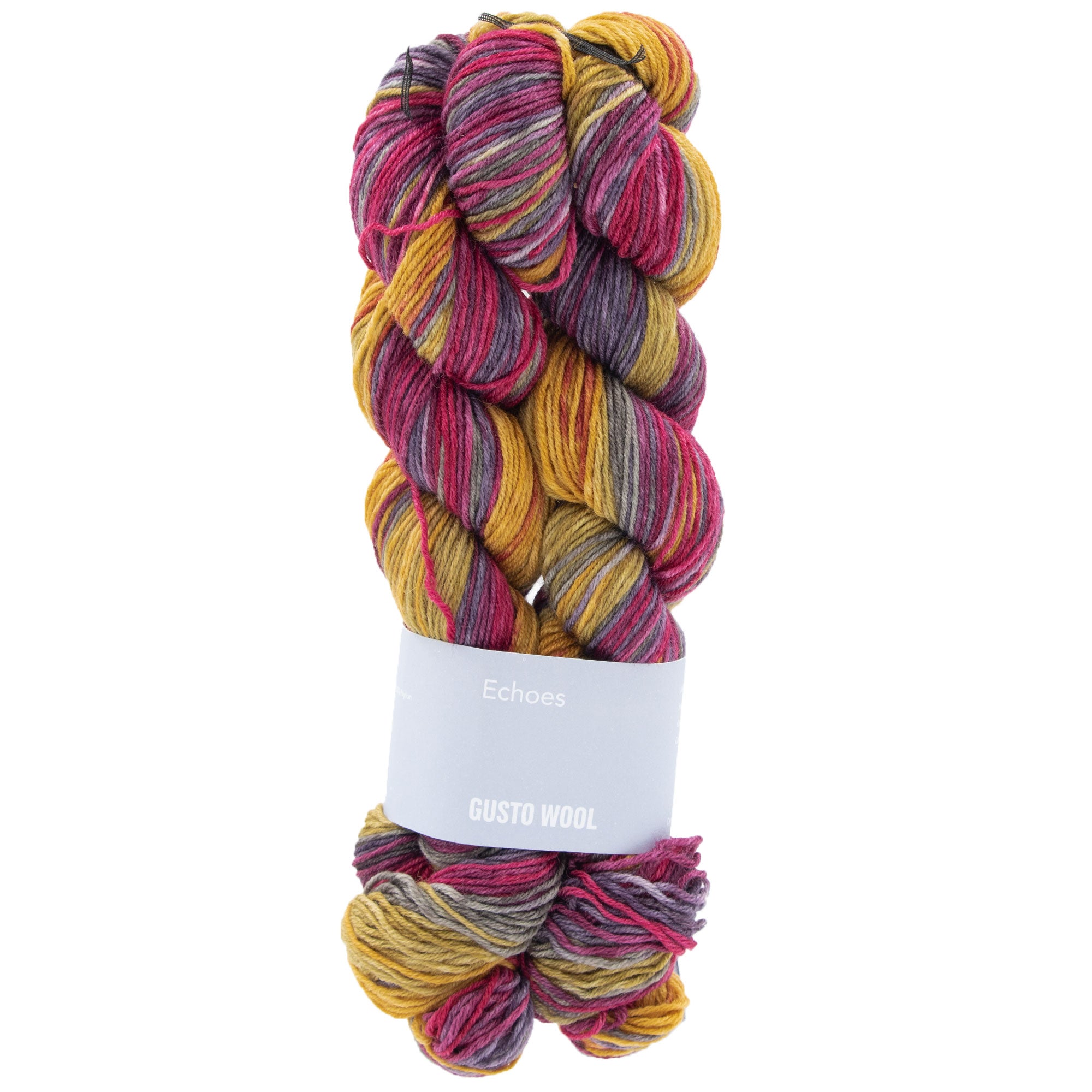 Gusto Wool Echoes Self - Striping Prismatic Sock Yarn - 1530