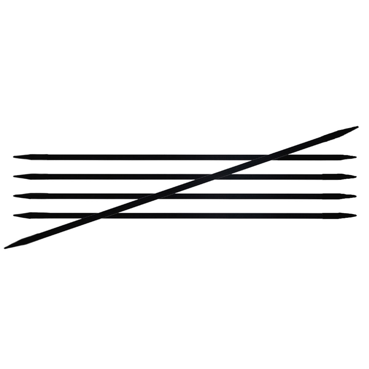 KnitPro Karbonz Double Point Needles - Premium US 0000 (1.25mm) - Set of 8 for Exceptional Knitting