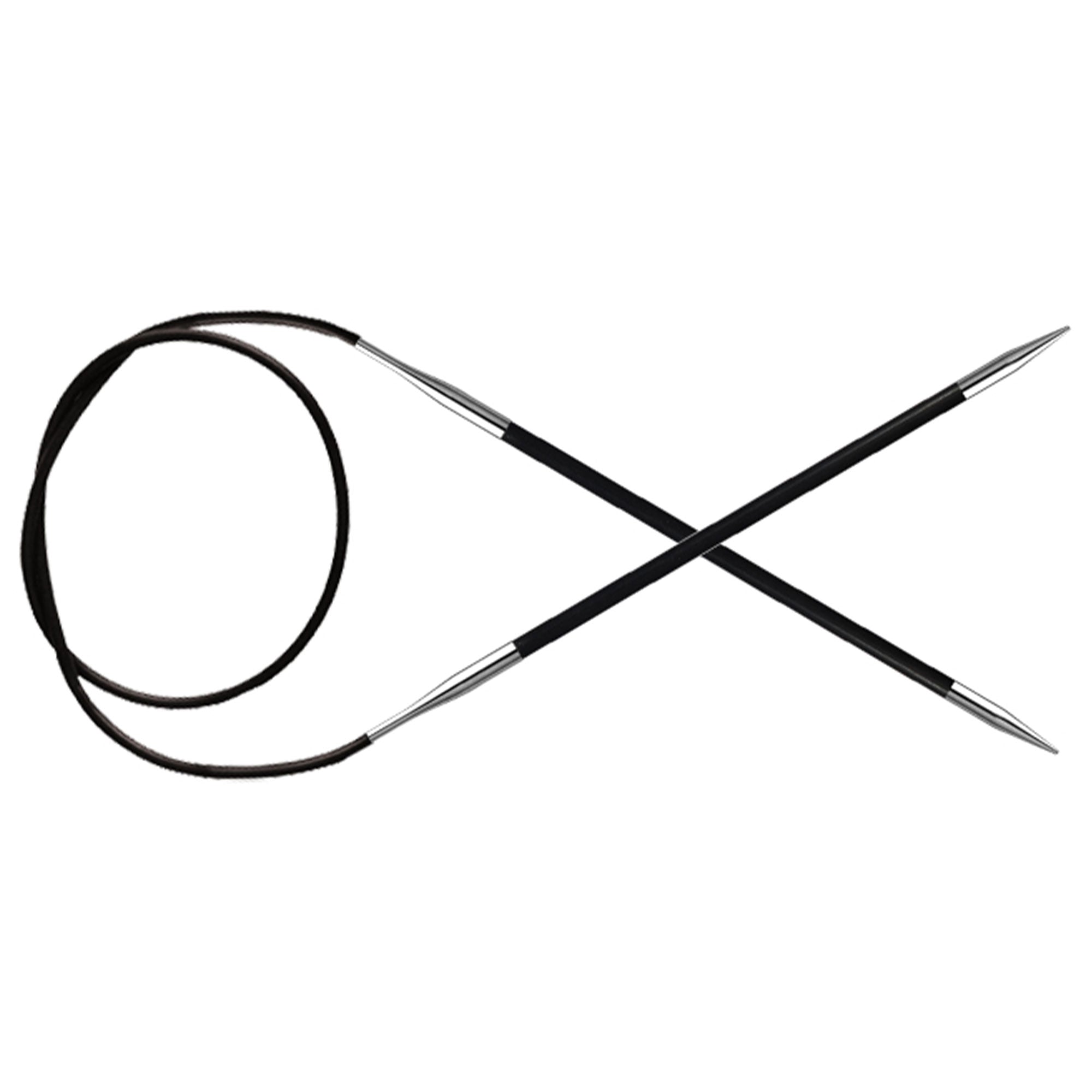 KnitPro Karbonz Circular Needles - Premium US 4 (3.5mm) - 32 Inches for Exceptional Knitting