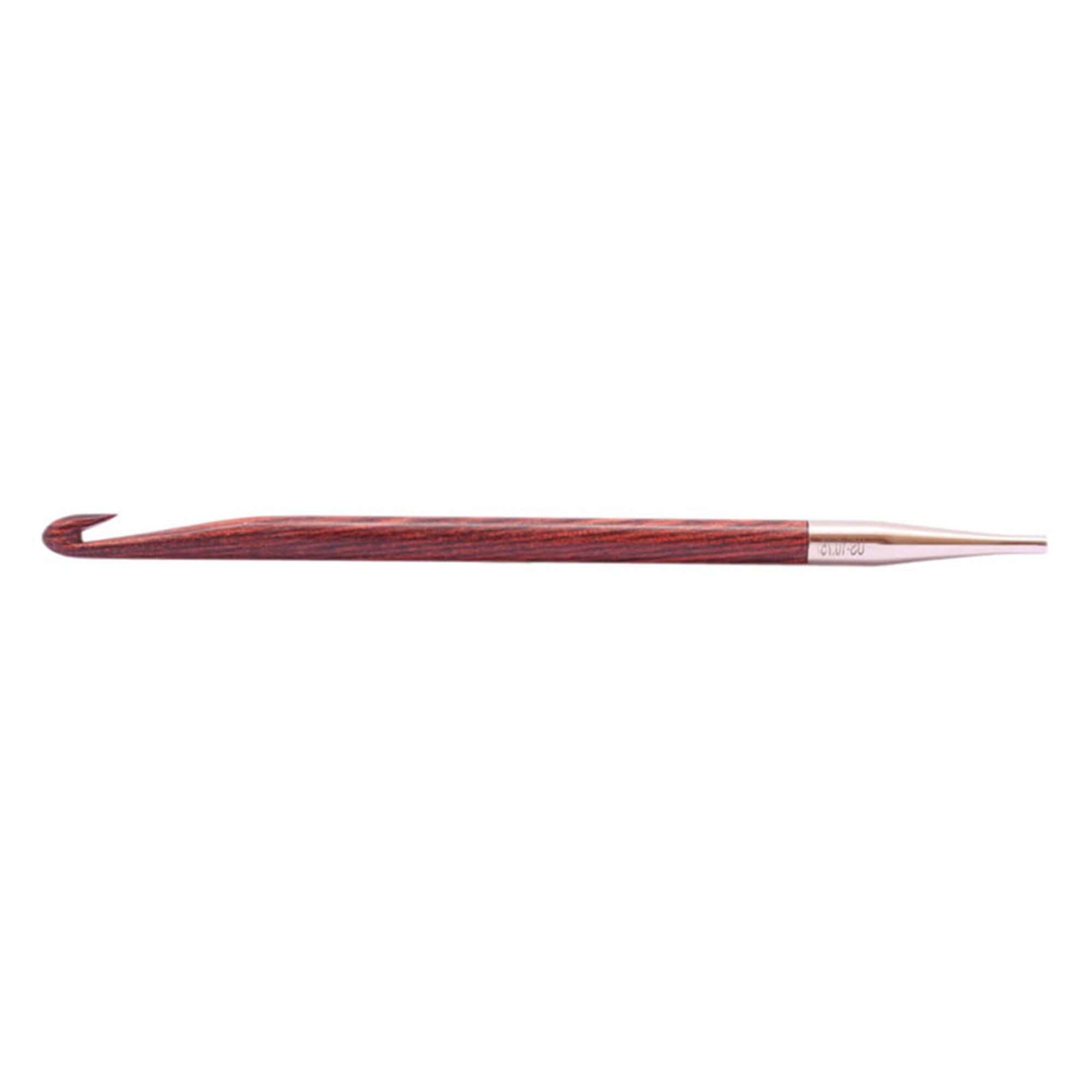 KnitPro Dreamz Premium 12mm Burgundy Rose Tunisian/Afghan Interchangeable Crochet Hooks