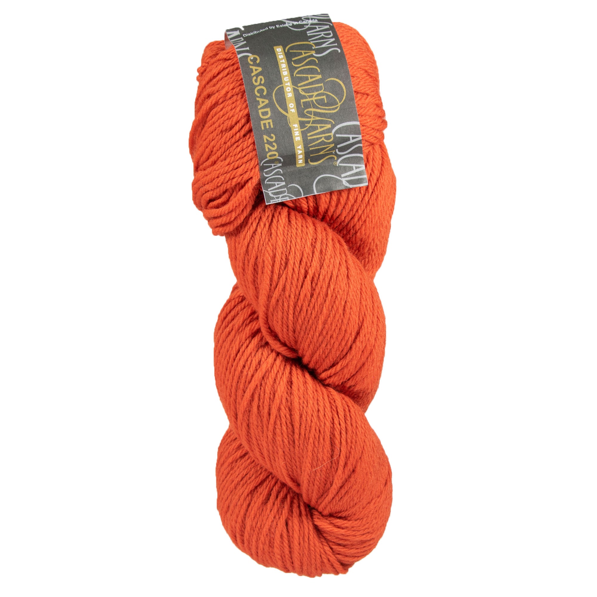Cascade 220 Yarn - 7824 Jack O'lantern - 100% Pure Peruvian Highland Wool for All Crafts