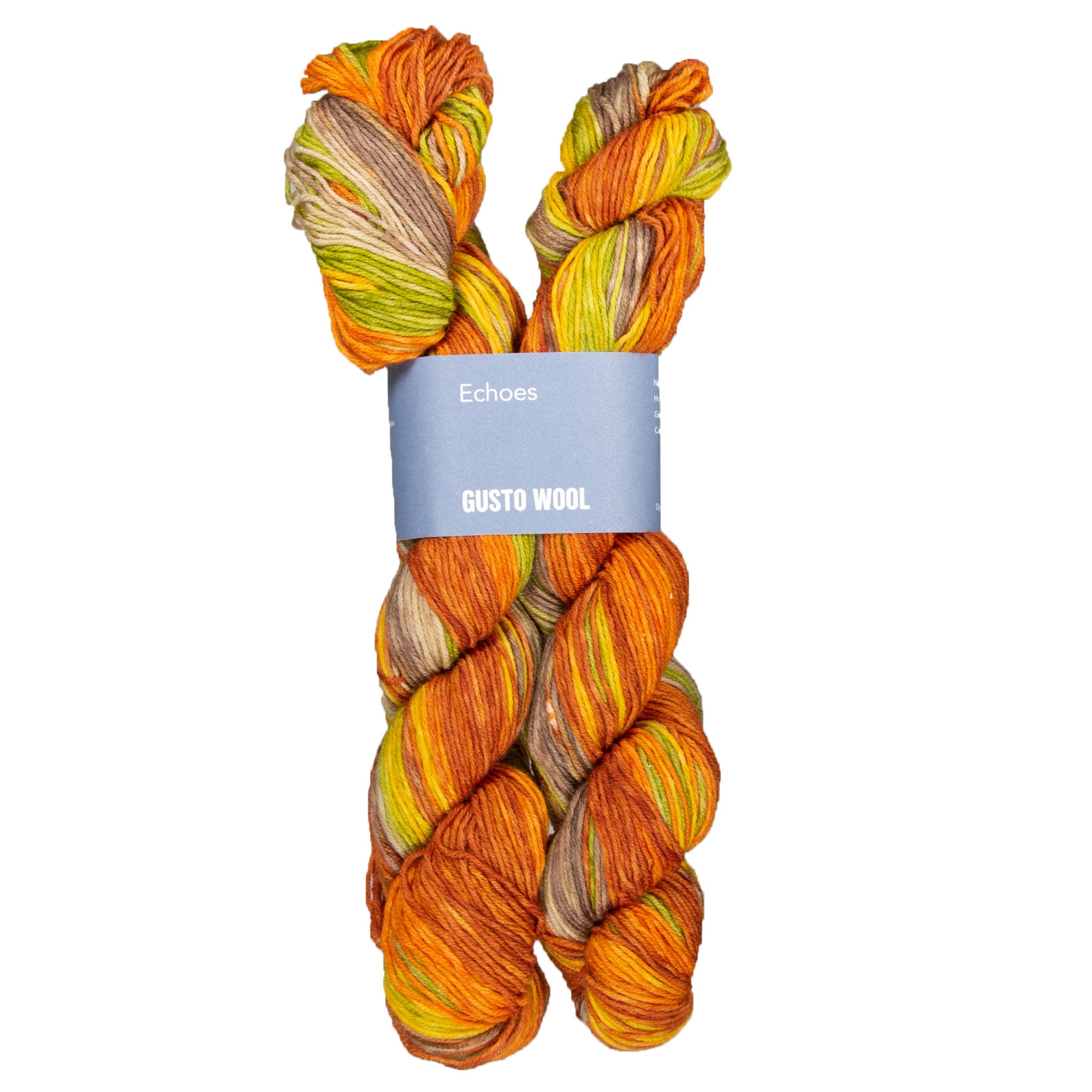 Gusto Wool Echoes Self - Striping Prismatic Sock Yarn - 1517
