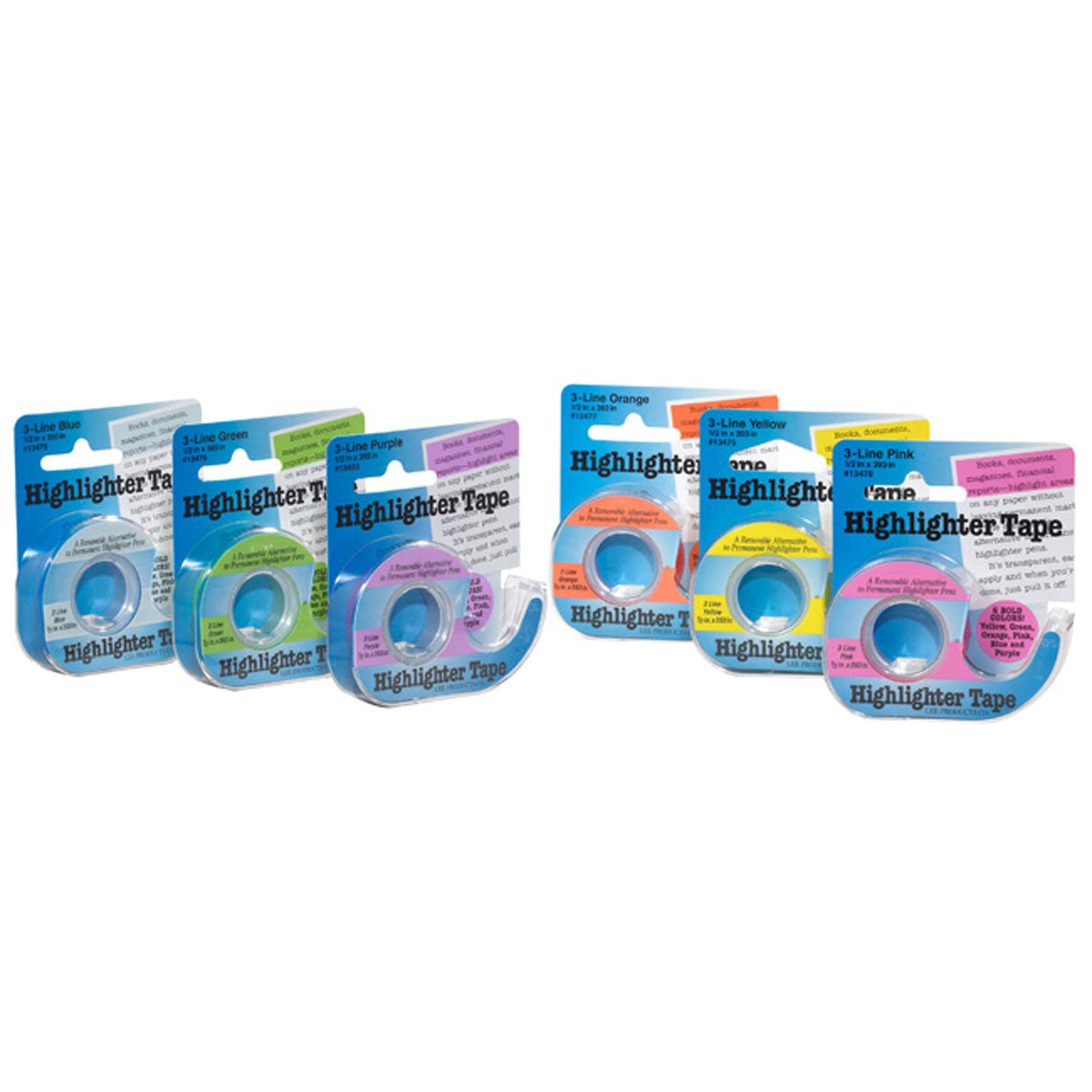 Lee Products Transparent Yellow Highlighter Tape for Pattern Tracking