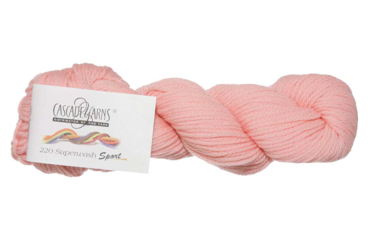 Cascade Yarns 220 Superwash Sport Yarn - Soft & Versatile 1941 Salmon