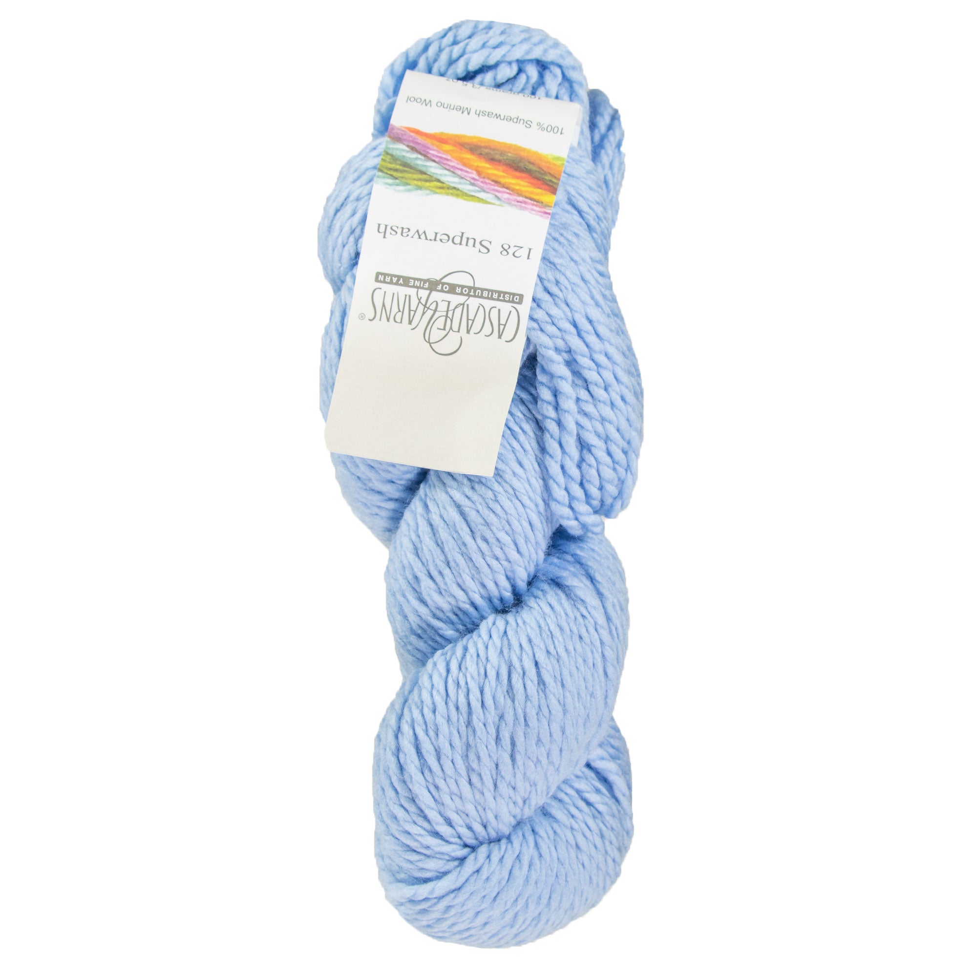 Cascade Yarns 128 Superwash Bulky Merino Wool Yarn - 897 Baby Denim